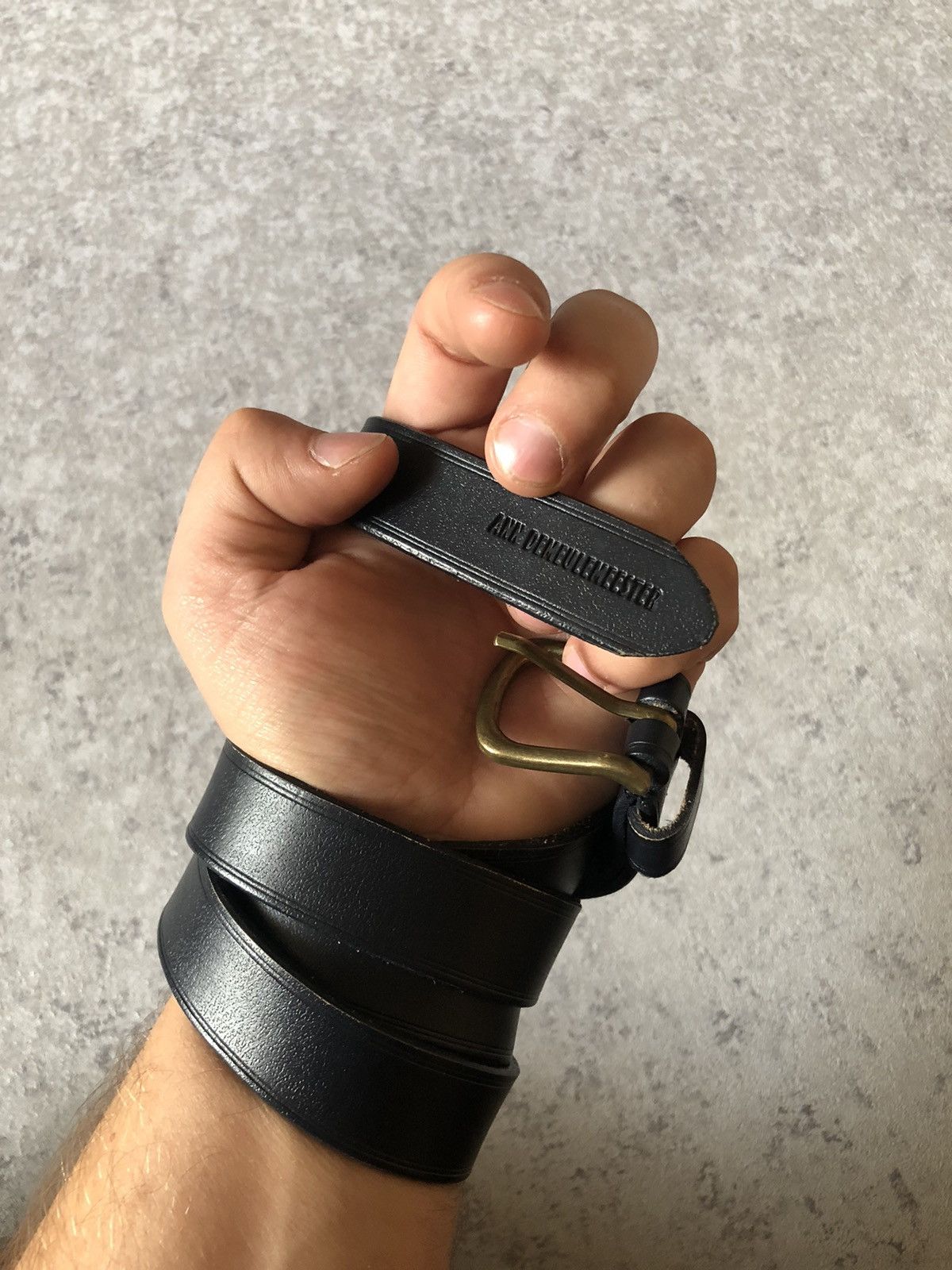 ベルト Ann Demeulemeester WILLOW 2,5CM BELT OILY CALF SKIN Ann Demeulemeester Willow Belt – 119 Corbo