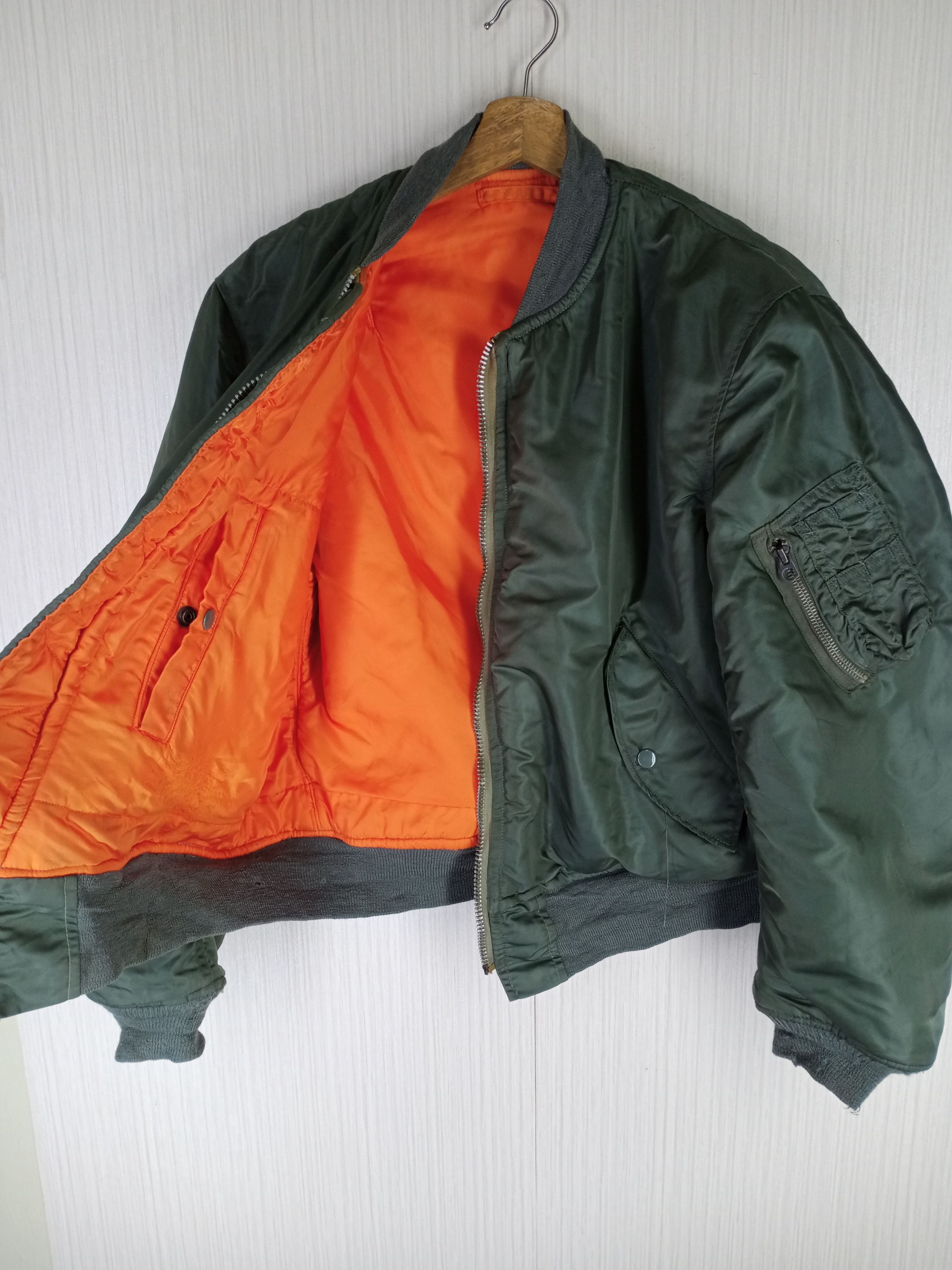Alpha Industries Rare Vintage 70s Alpha Industries MA- I Usaf Jacket Size US L / EU 52-54 / 3 - 4 Thumbnail