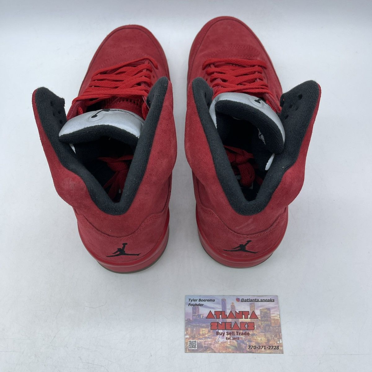 Jordan Brand Air Jordan 5 red suede Size US 9.5 / EU 42-43 - 6 Thumbnail