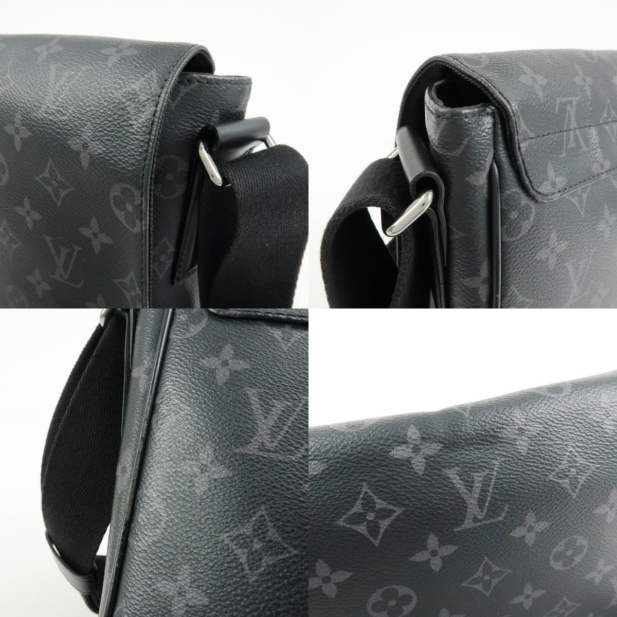 Louis Vuitton Louis Vuitton Monogram Eclipse Crossbody Bag in Black Size ONE SIZE - 6 Thumbnail