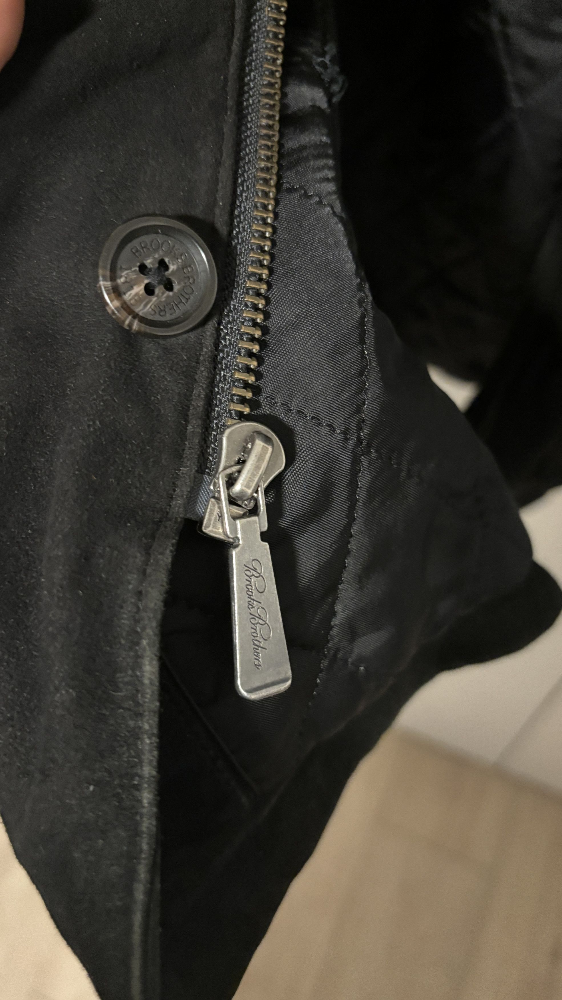 Brooks Brothers $950 Black Suede Field Jacket Size US M / EU 48-50 / 2 - 13 Thumbnail