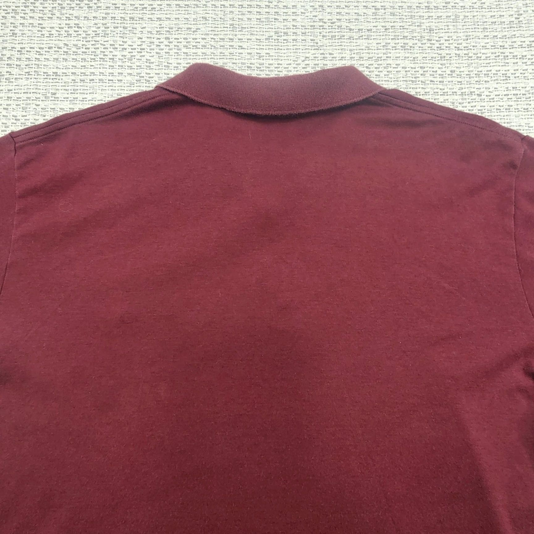 Polo Ralph Lauren VINTAGE Polo Ralph Lauren Polo Shirt Mens Large Burgundy Golf Crest Embroidered Classic Cotton Polo by Ralph Lauren Mens Size US L / EU 52-54 / 3 - 7 Thumbnail