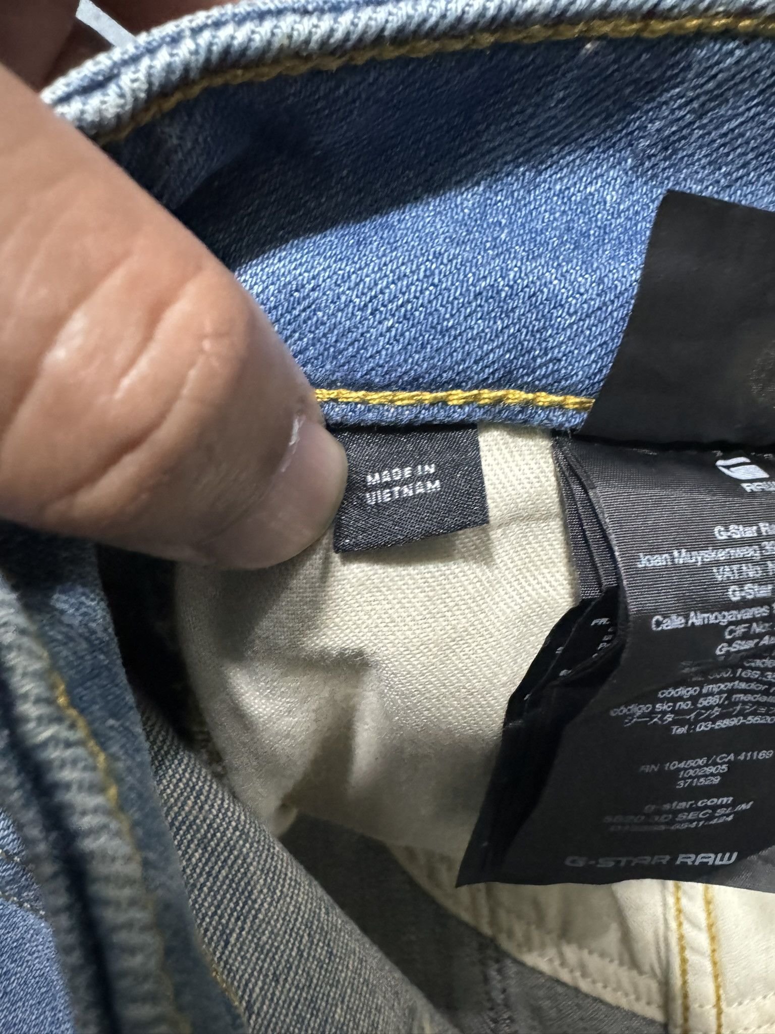 20471120 × Beauty Beast × G-Star Y2K G Star Raw Bikers Pants Balmain Style Jeans Size US 32 / EU 48 - 9 Thumbnail