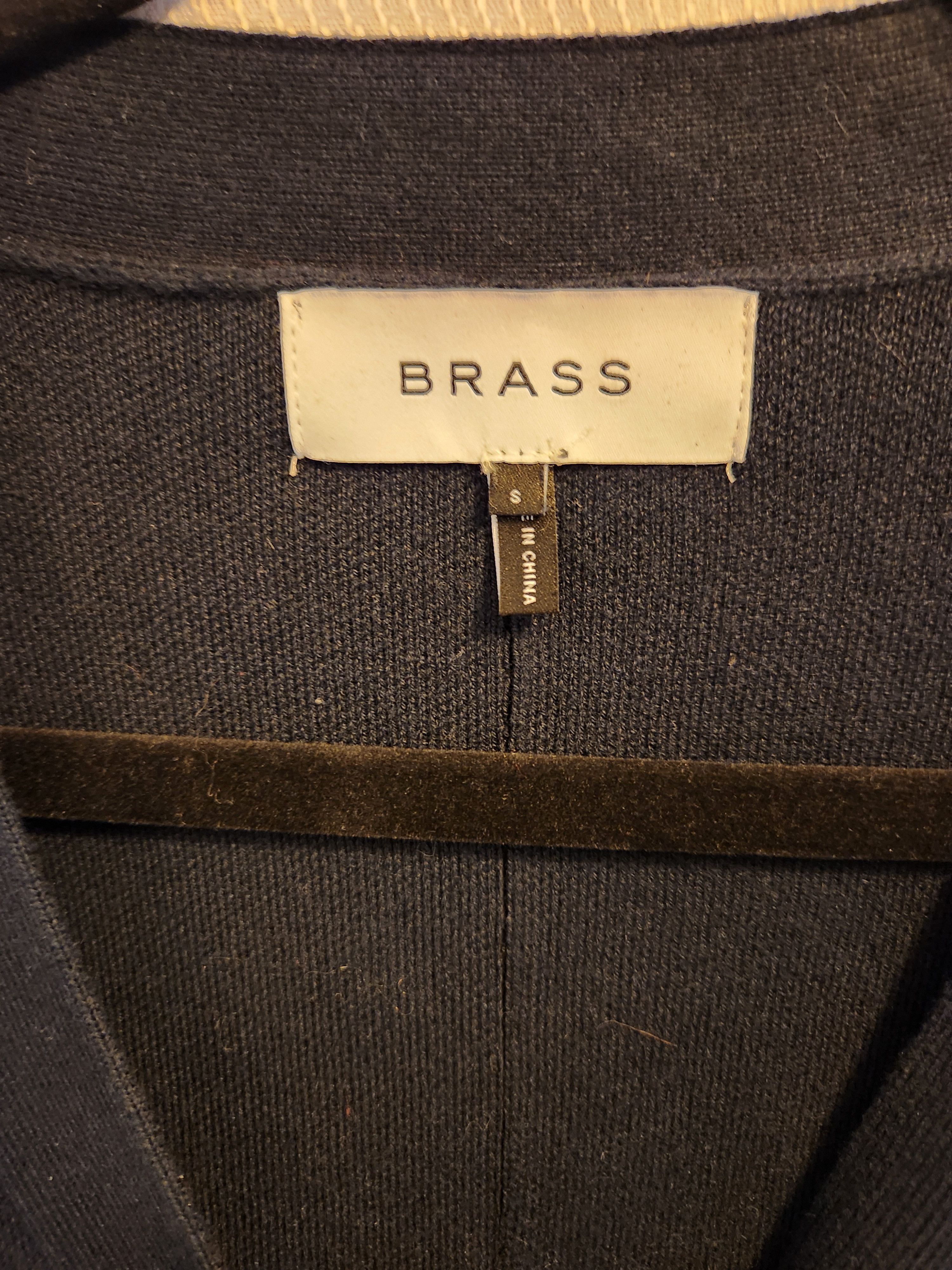 Other Brass Women's Cotton Blend Blue Button Front Cardigan Size S / US 4 / IT 40 - 4 Thumbnail