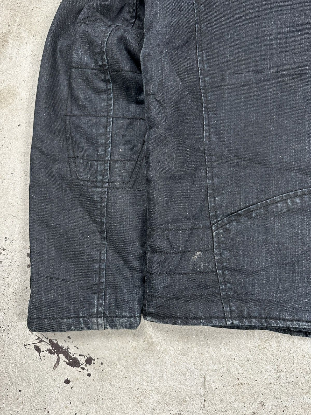 Japanese Brand × Vintage Vintage Y2K Utility Rhinestones Denim Jacket Size US M / EU 48-50 / 2 - 9 Thumbnail