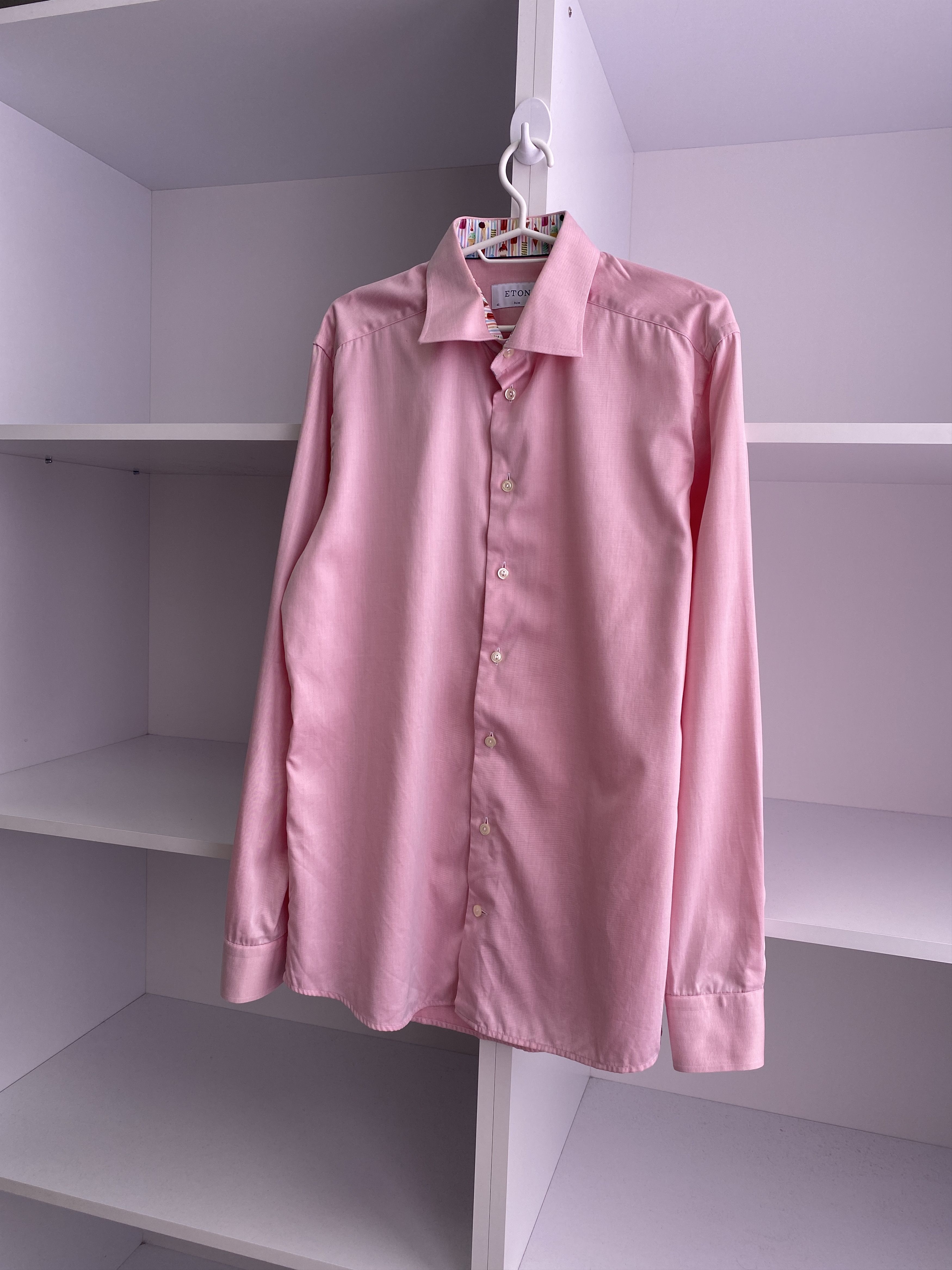 Eton × Vintage Vintage Eton Long Sleeve Button Up Shirt Size US M / EU 48-50 / 2 - 2 Thumbnail