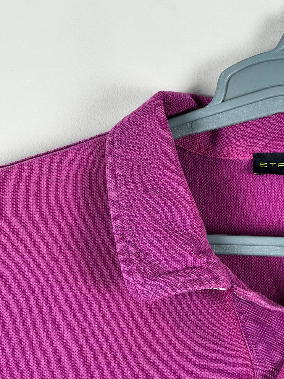 Etro Etro Purple Vintage Polo T-Shirt mini logo Size US XXL / EU 58 / 5 - 5 Thumbnail