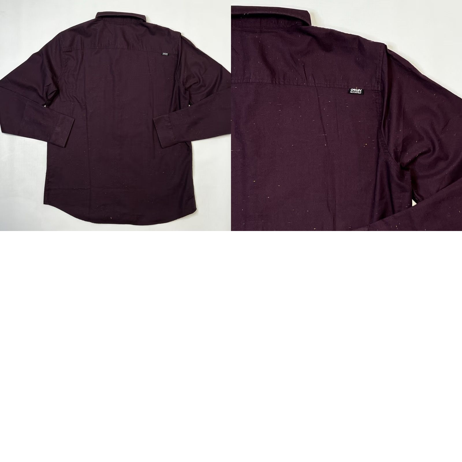 Oakley VINTAGE Oakley Shirt Mens XL Purple Paint Splatter Button-Down Long Sleeve New Size US XL / EU 56 / 4 - 9 Thumbnail