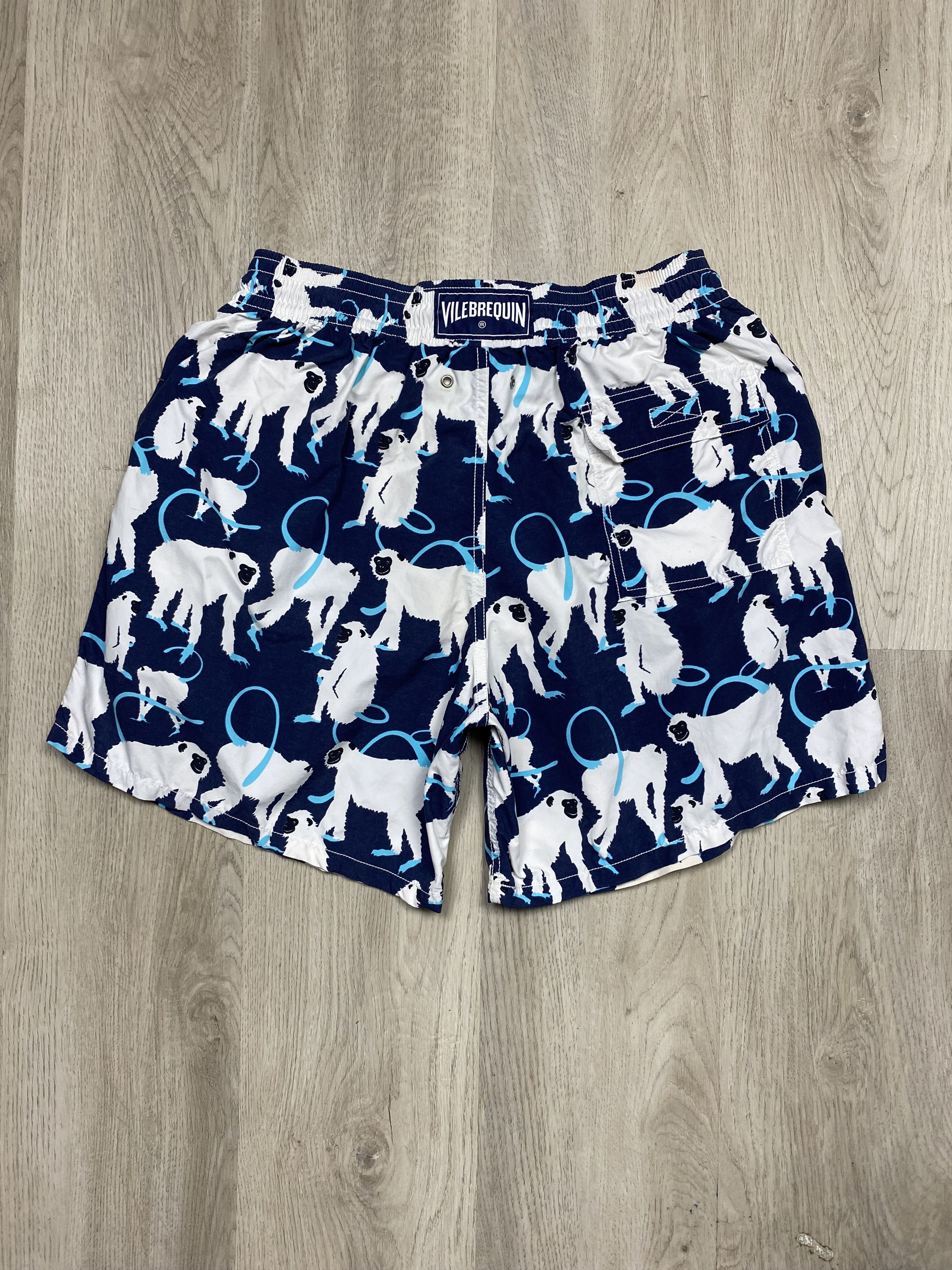 Vilebrequin × Vintage Vilebrequin Vintage Mens Nylon Swimming Shorts Y2K Size US 36 / EU 52 - 6 Thumbnail