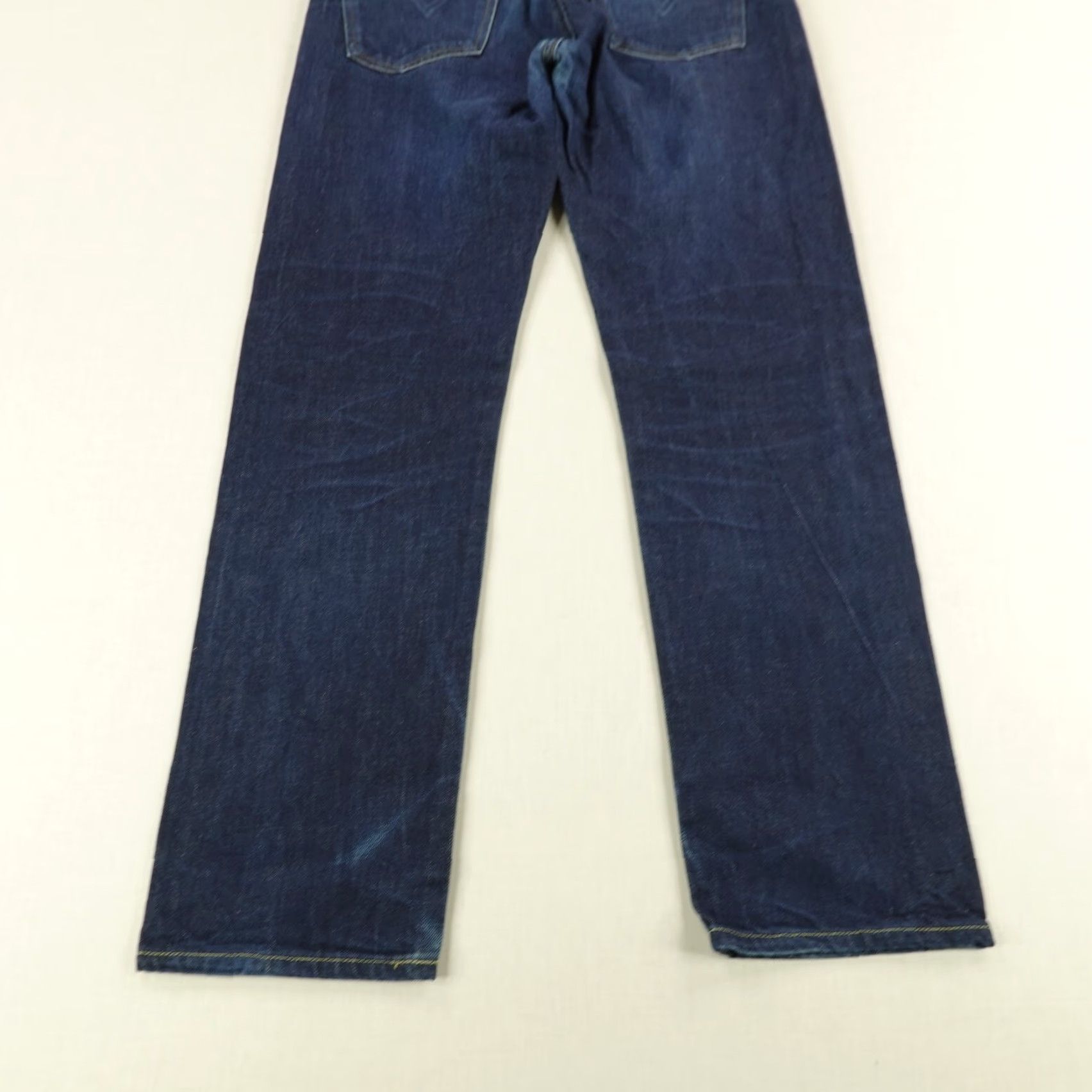 Levi's VINTAGE Levi's Made & Crafted Jeans Men's 31x29 Dark Blue Denim Straight Fit Casual Pants Size US 28 / EU 44 - 6 Thumbnail