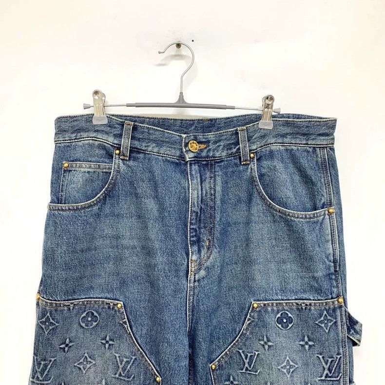 Louis Vuitton Louis Vuitton Full print cargo jeans Size US 31 - 3 Thumbnail