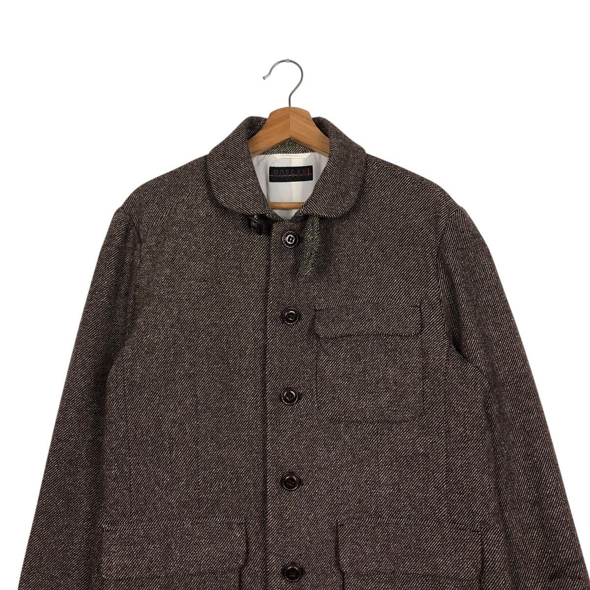 Japanese Brand 📌Vintage Chore Wool Herringbone Jacket Morgan Homme Kapital Size US M / EU 48-50 / 2 - 4 Thumbnail