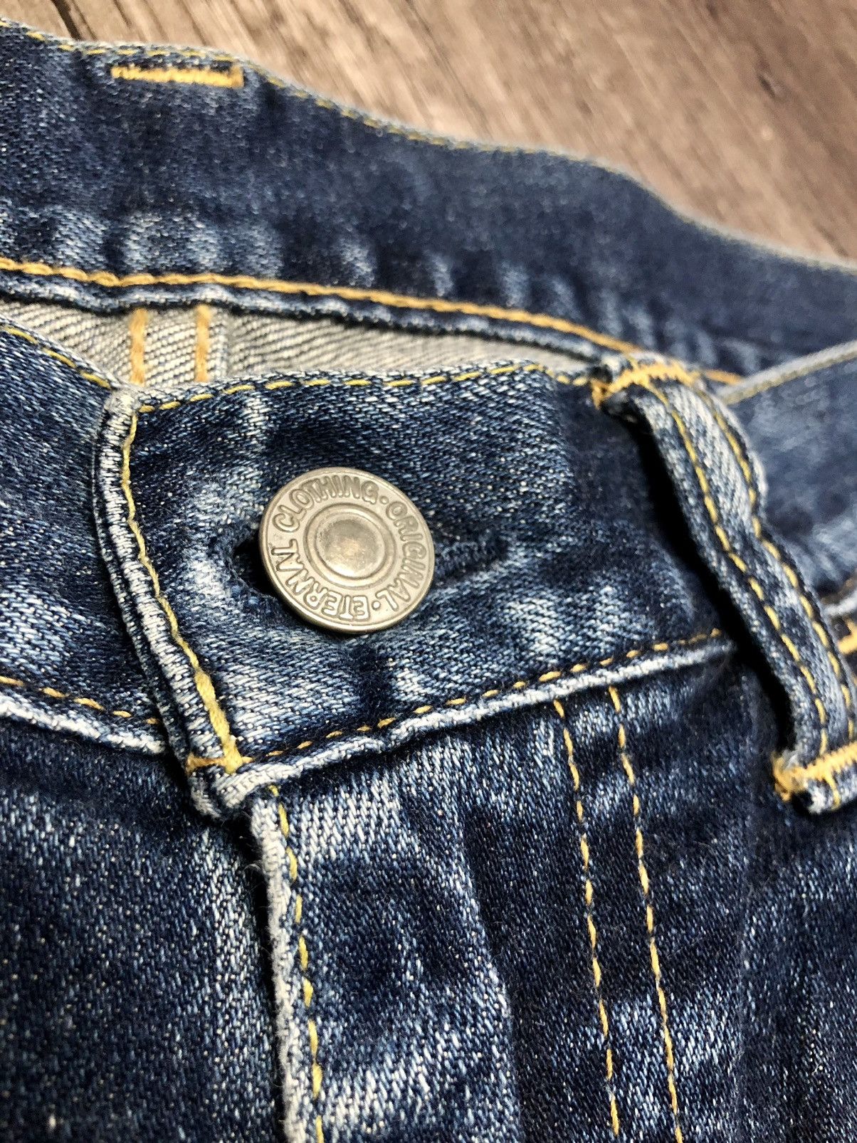 Blue Blue Japan × Eternal × Japanese Brand Eternal Deep Blue Selvedge Denim Jeans Size US 30 / EU 46 - 3 Thumbnail