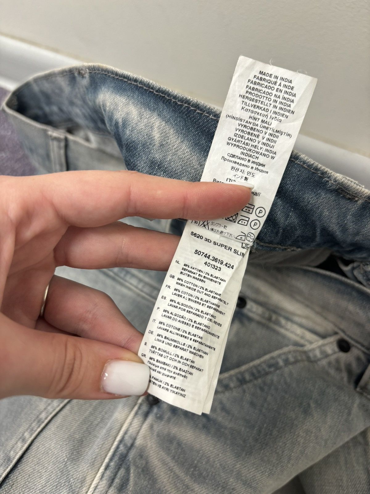 G-Star Vintage G-Star Raw 3D Slim Faded Avant Garde Denim Jeans Size US 33 - 11 Thumbnail
