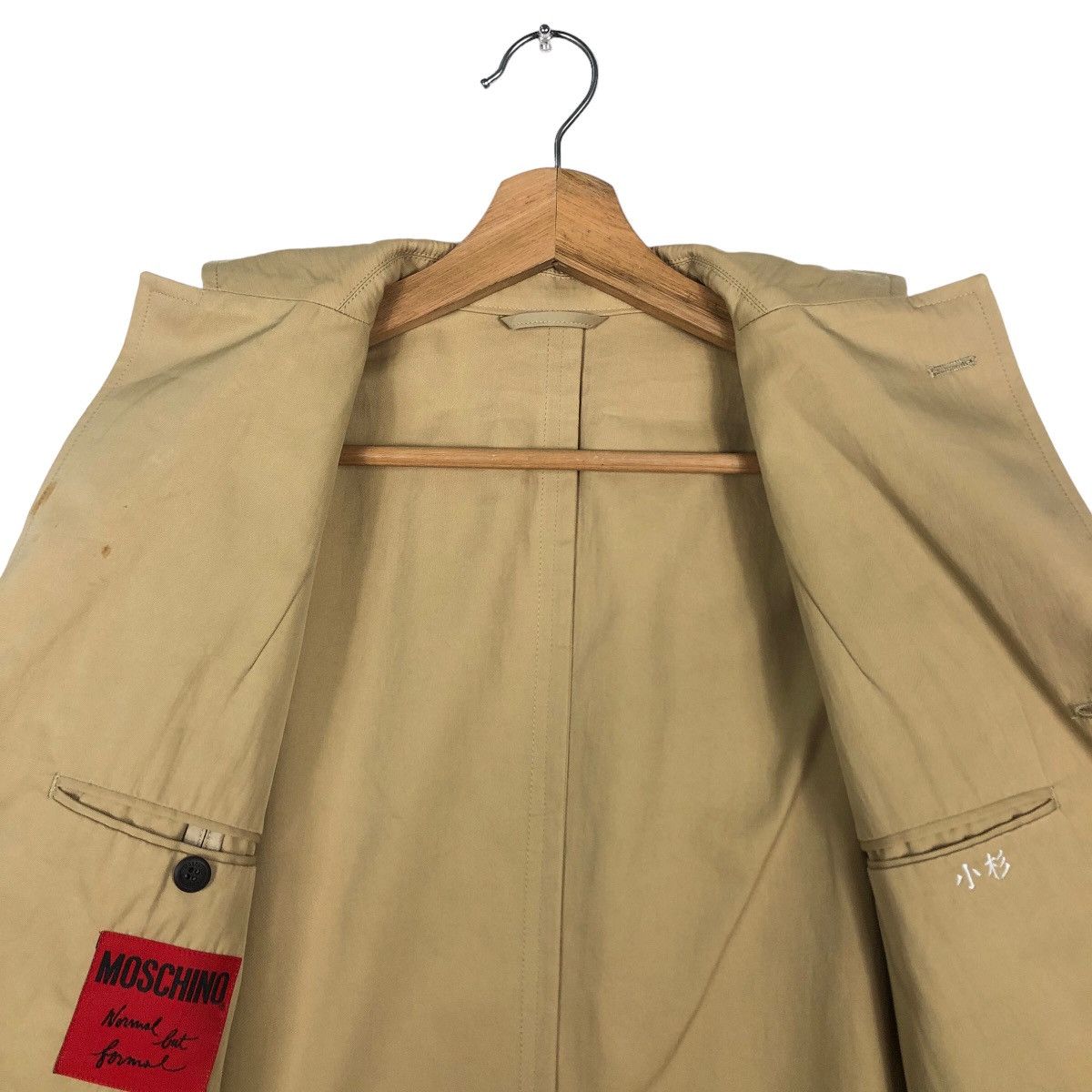 Moschino 🔥Rich Brown - Double Breast Coats Jacket Size US M / EU 48-50 / 2 - 10 Thumbnail