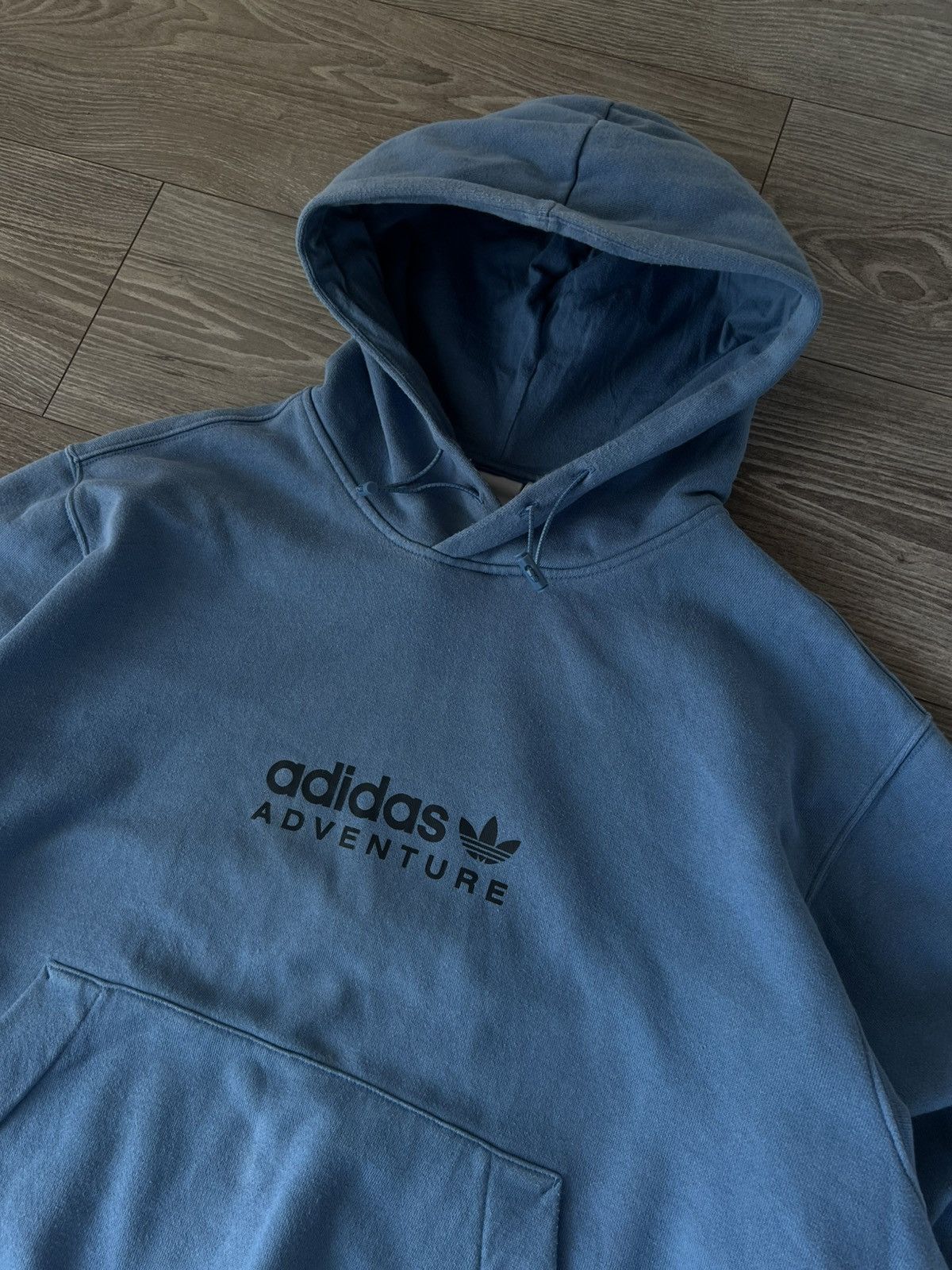 Adidas ‼️Adidas Adventure EQT Big Logo Regular Hood Hoodie ‼️ Size US XXL / EU 58 / 5 - 13 Thumbnail