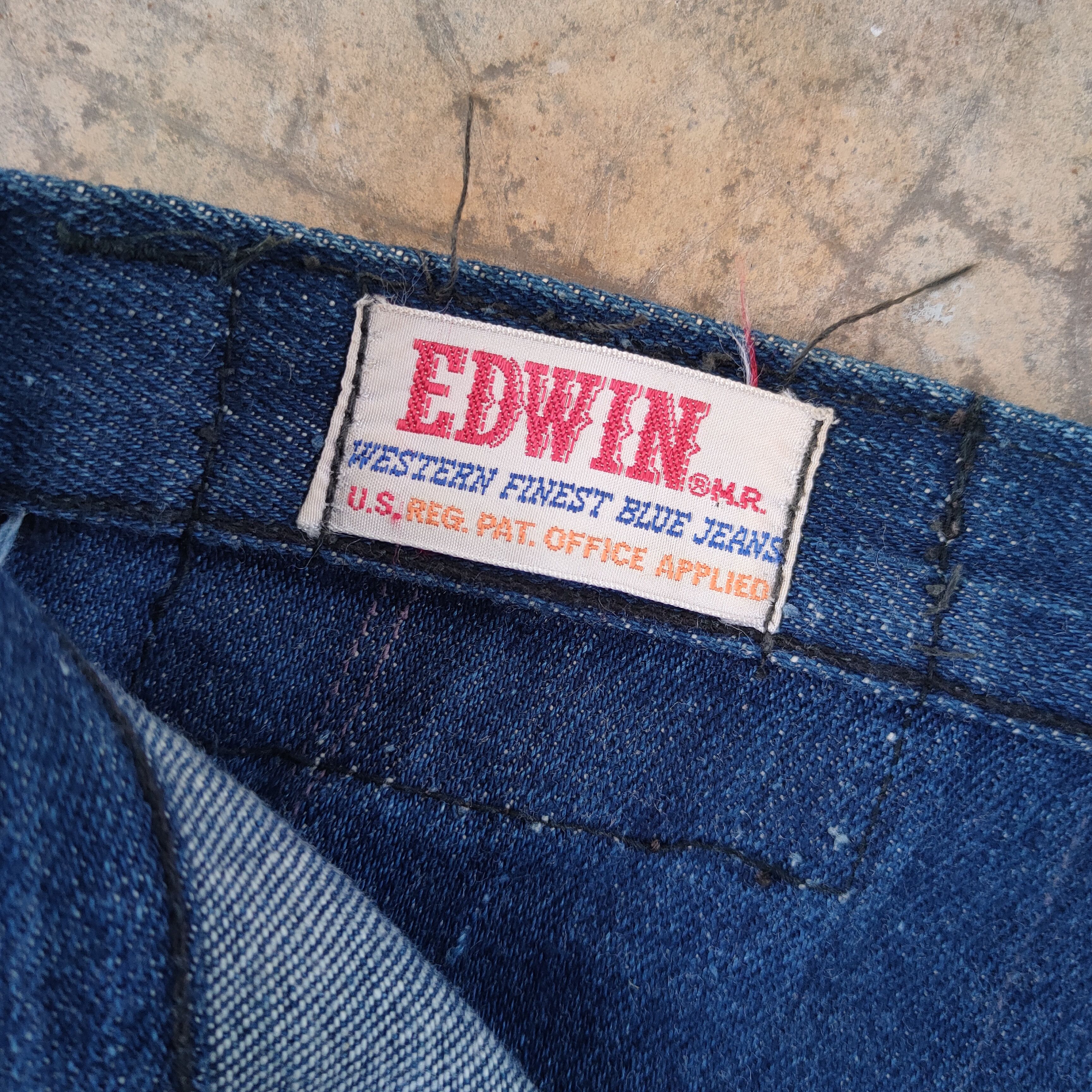 Edwin FLARE! W29 VINTAGE EDWIN FADED FLARE JEAN DENIM PANTS Size US 29 - 7 Thumbnail