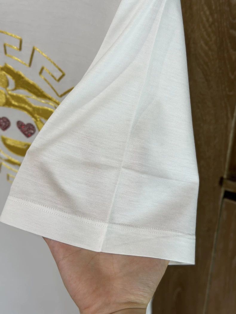 Other Versace 男士圆领白色人像刺绣短袖T恤 Size US XL / EU 56 / 4 - 4 Thumbnail