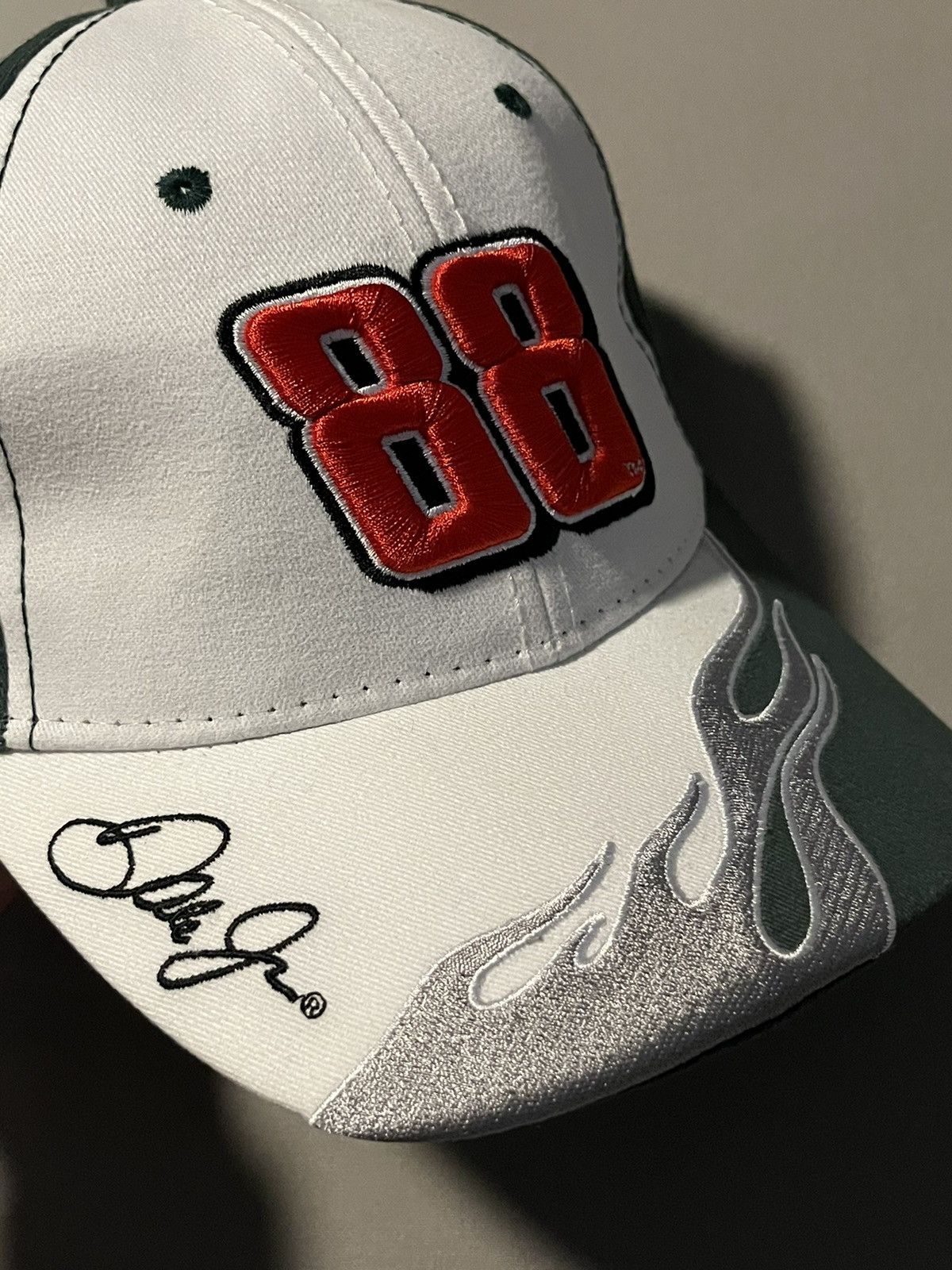 Winners Circle Vintage Dale Earnhardt Jr. 88 Flame Visor Strapback Hat Cap Size ONE SIZE - 2 Thumbnail