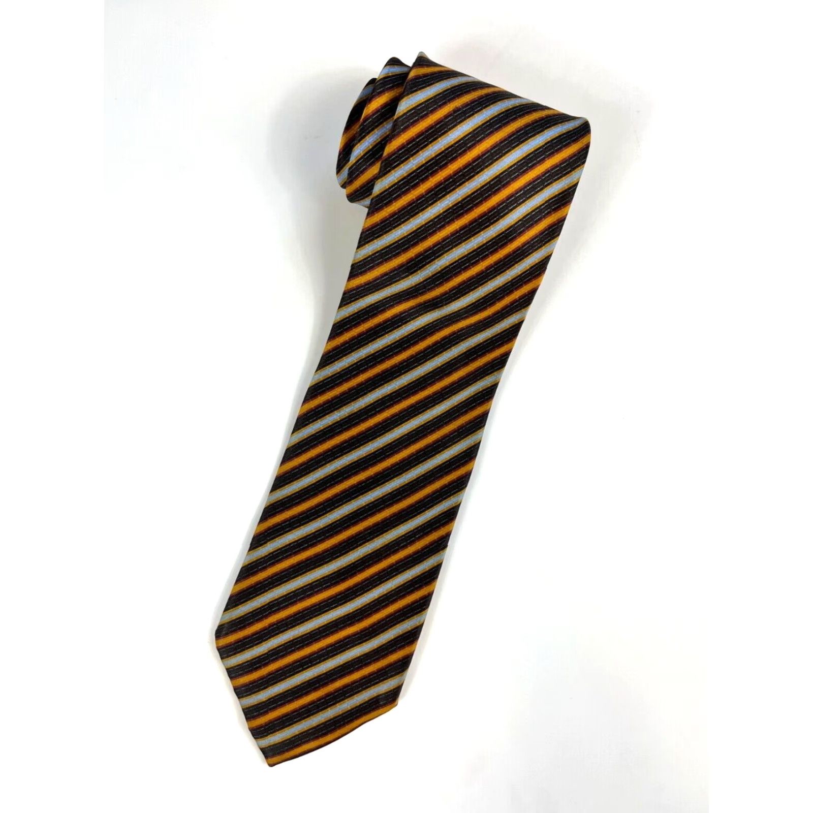 Brioni VINTAGE Brioni Men's Luxury Silk Tie Striped Hand Made in Italy Size ONE SIZE - 2 Thumbnail