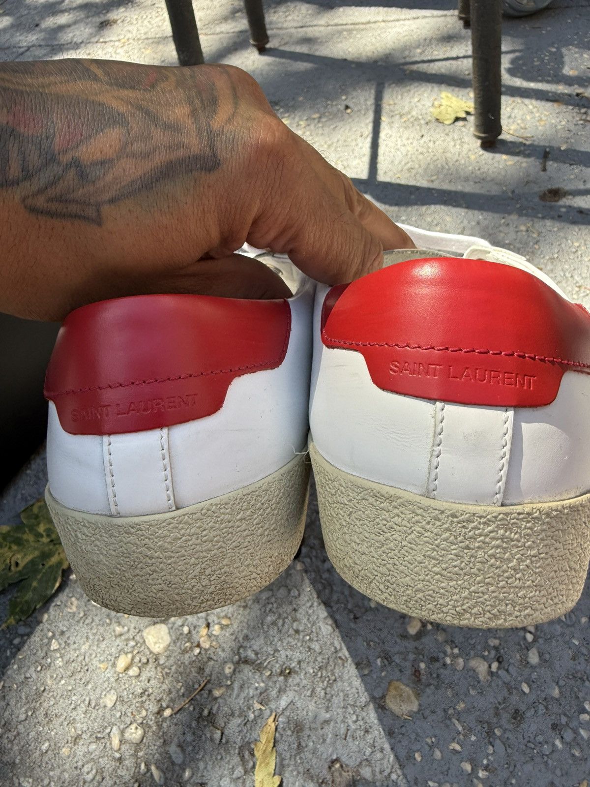 Saint Laurent Paris Saint Laurent Paris Gym Leather Low Top Size US 8 / EU 41 - 3 Thumbnail