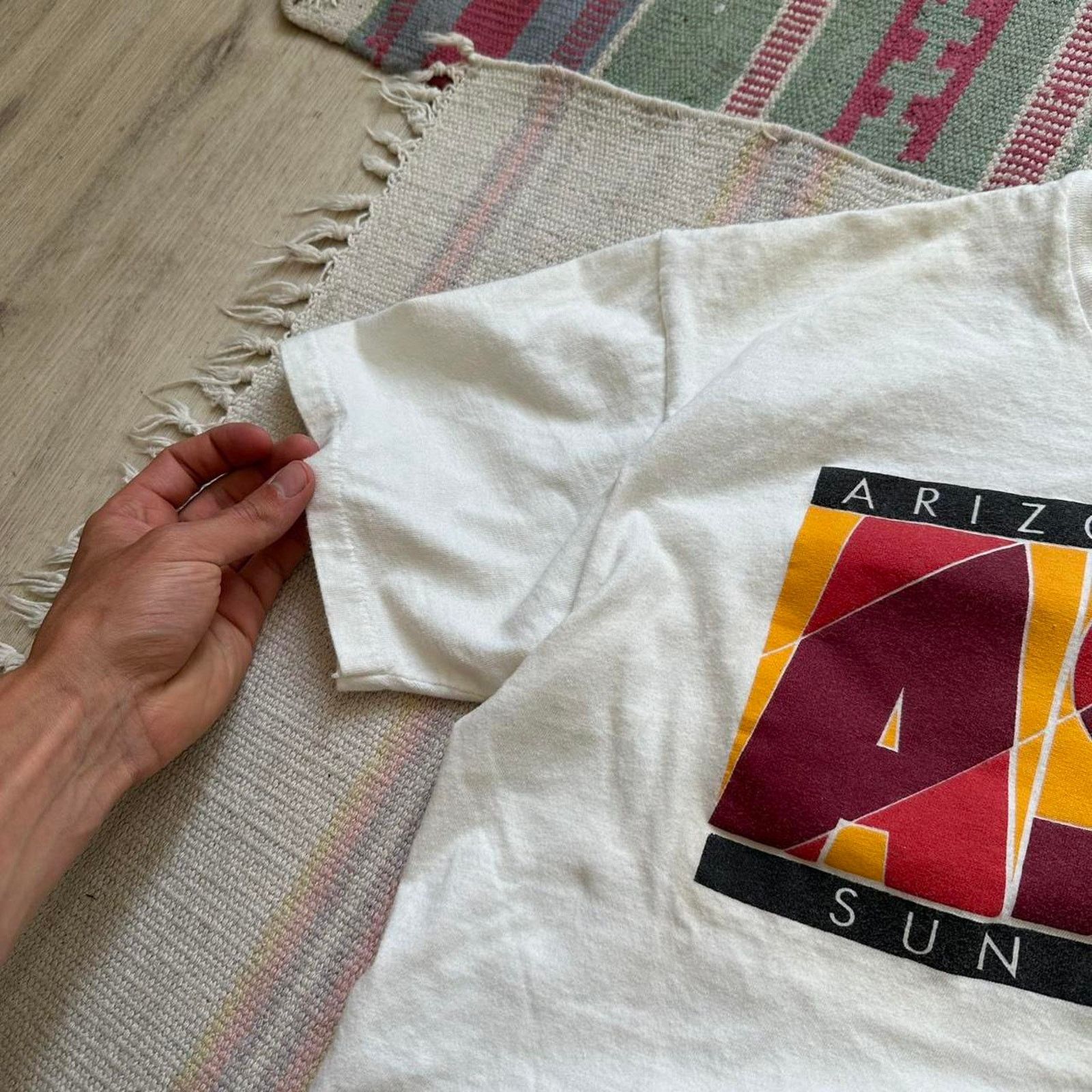 Vintage Vintage 80s ASU Arizona State Sundevils Graphic Cotton Tee Size US M / EU 48-50 / 2 - 7 Thumbnail