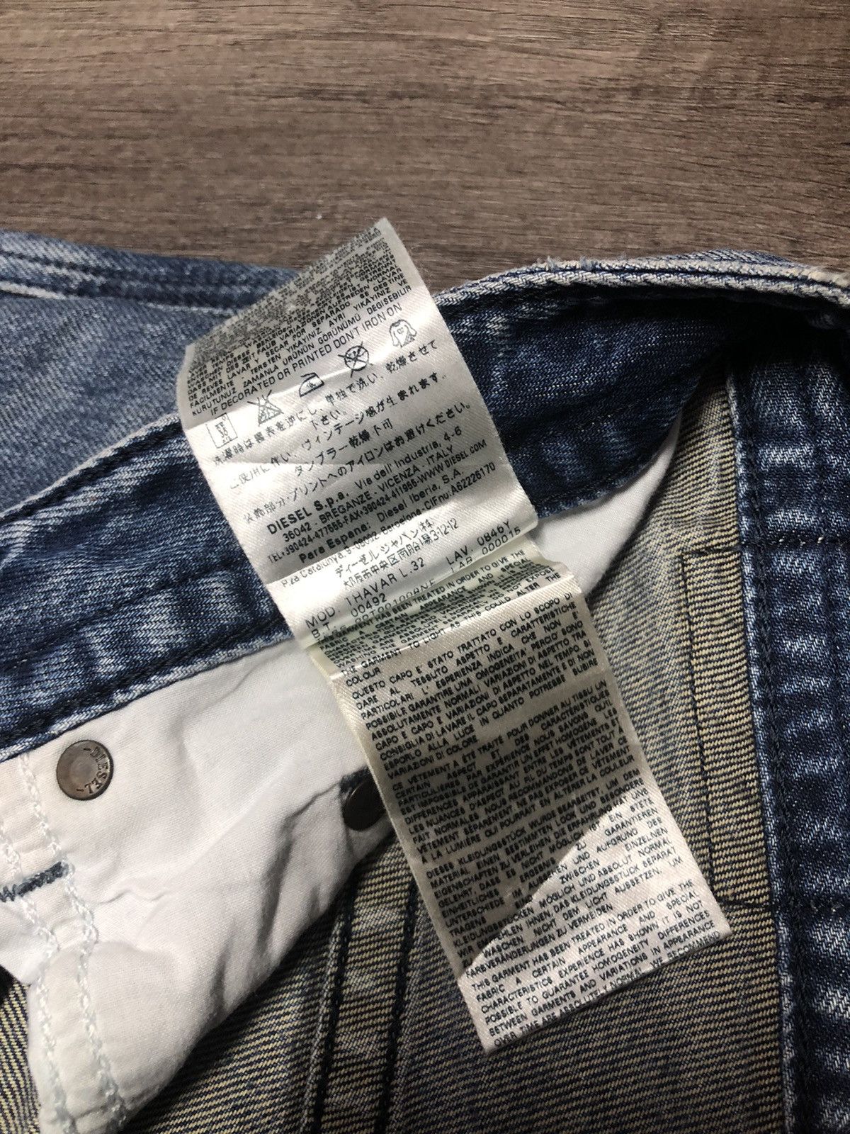 Diesel × Vintage Vintage Diesel Industry Distressed Denim Size US 34 / EU 50 - 19 Thumbnail