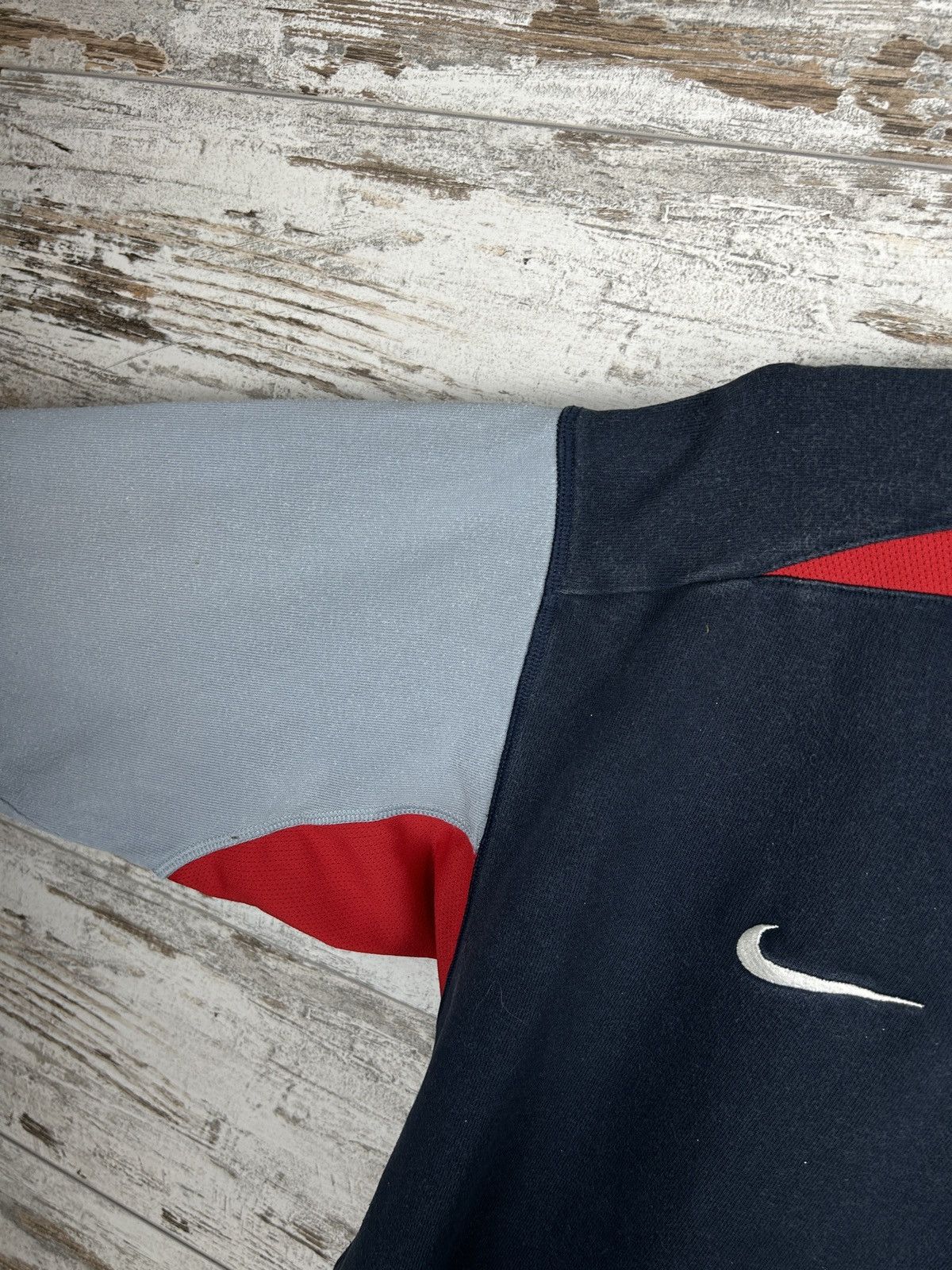 Nike × Vintage Mens Vintage Distressed Nike England Rugby Sweatshirt swoosh Size US XL / EU 56 / 4 - 7 Thumbnail