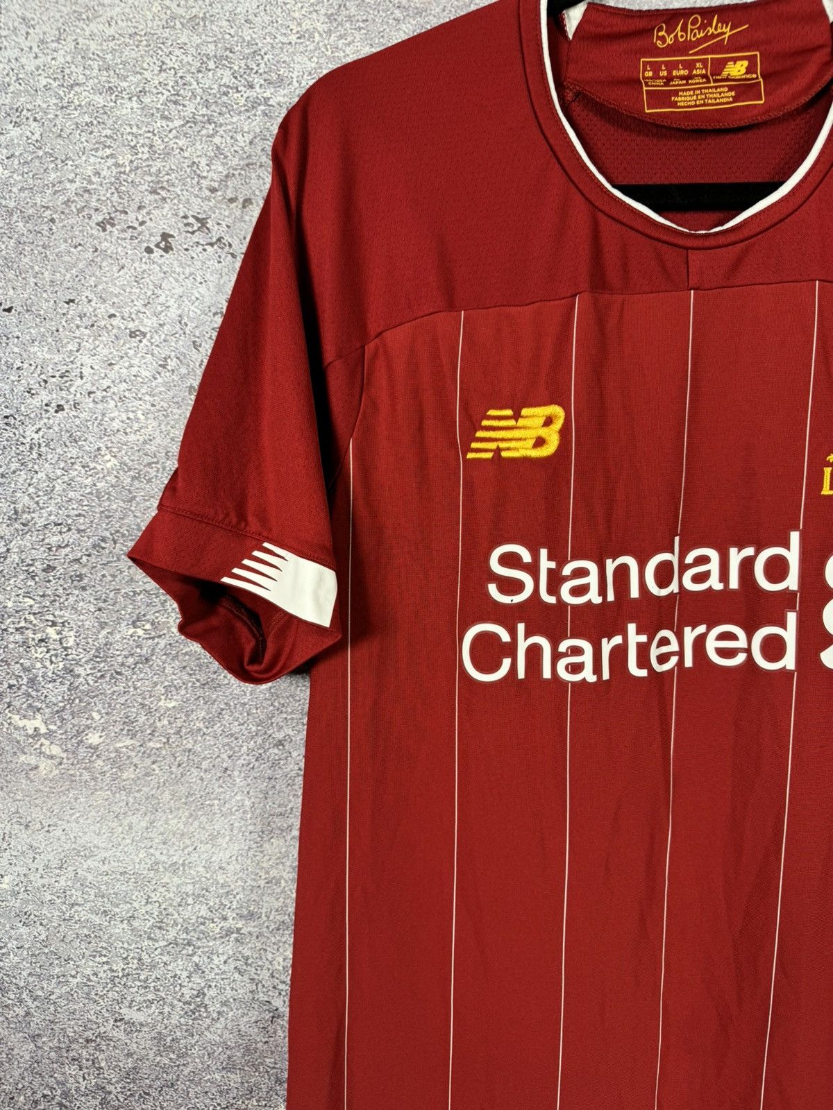 New Balance × Vintage Vintage Liverpool 2019/20 New Balance Jersey Blokcore L sz Size US L / EU 52-54 / 3 - 4 Thumbnail