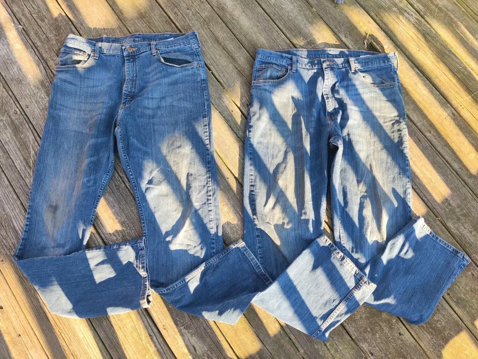 Wrangler Wrangler Jeans STAINED RK JEANS Lot Of 2 36×34 Wash Size US 36 / EU 52 - 1 Thumbnail