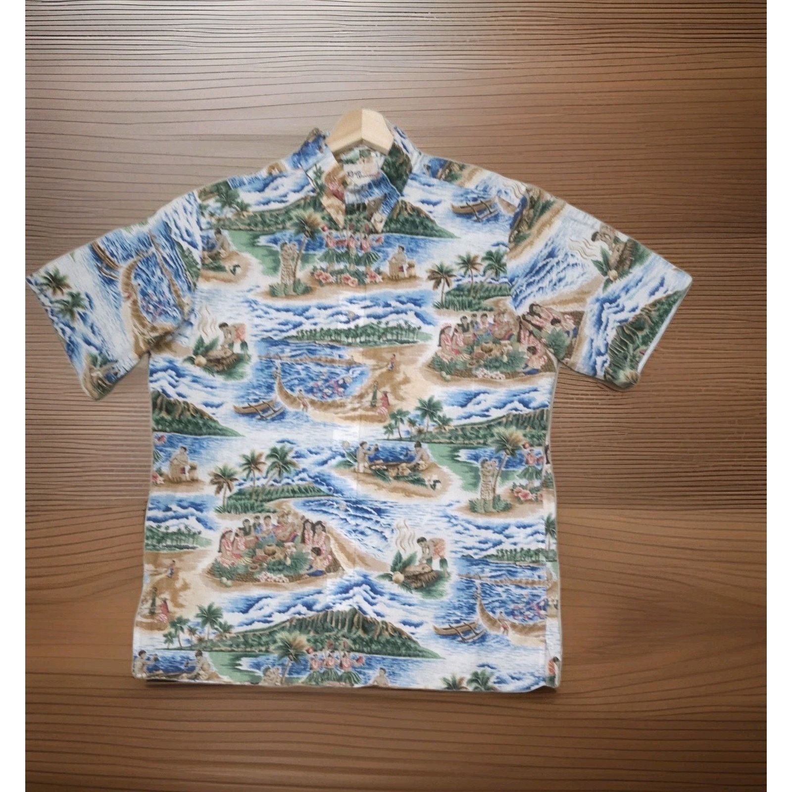 Reyn Spooner Reyn Spooner Hawaiian Ohana Luau Shirt Aloha Button Up M Size US M / EU 48-50 / 2 - 4 Thumbnail