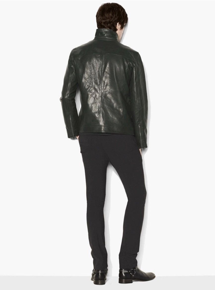 John Varvatos Biker Leather Jacket EU 52 USA 42 Size US L / EU 52-54 / 3 - 3 Thumbnail
