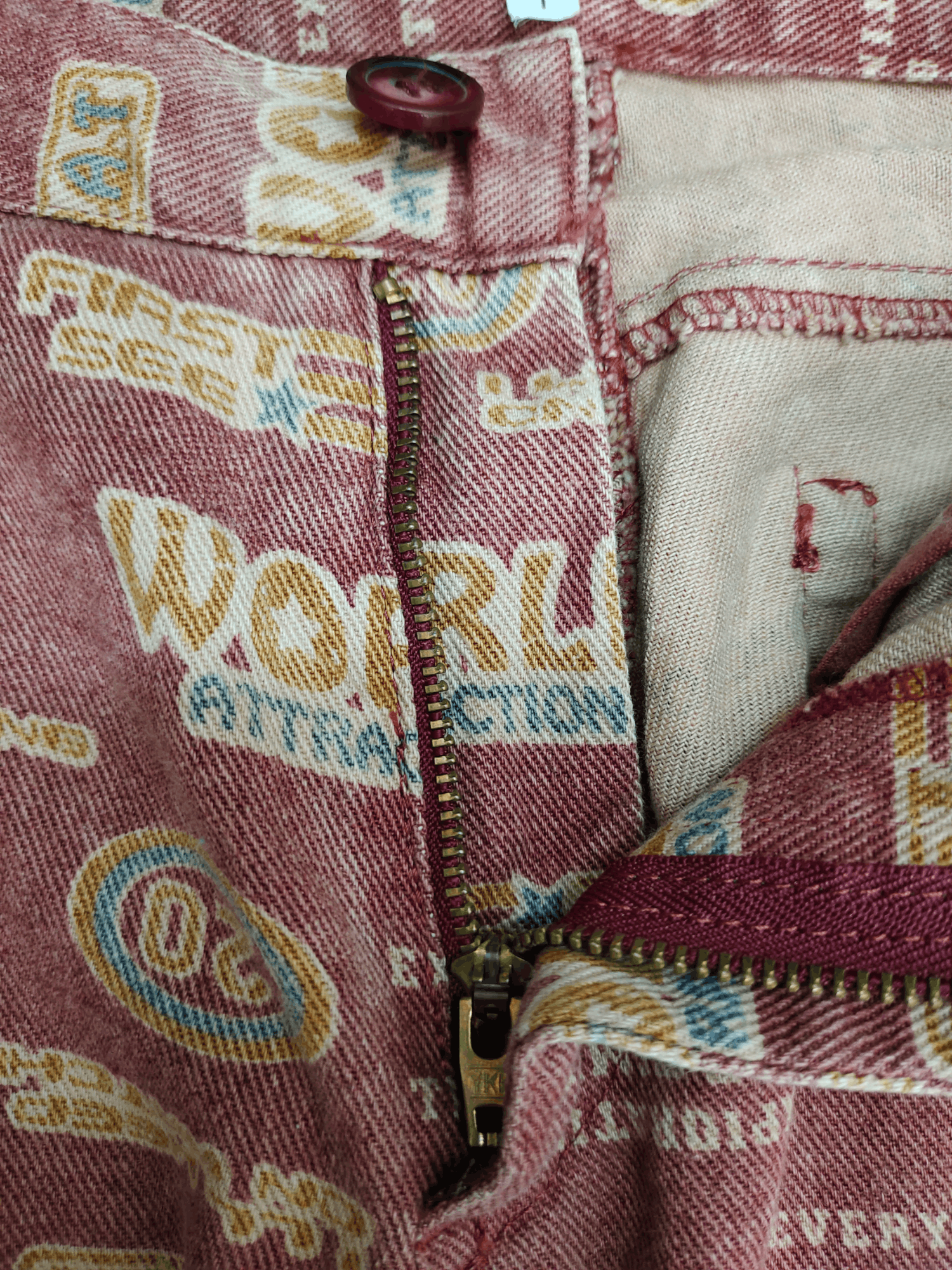 Hysteric Glamour Bethplace Fullprint Denim Pants Inspired Hysteric Glamour Size US 28 / EU 44 - 9 Thumbnail