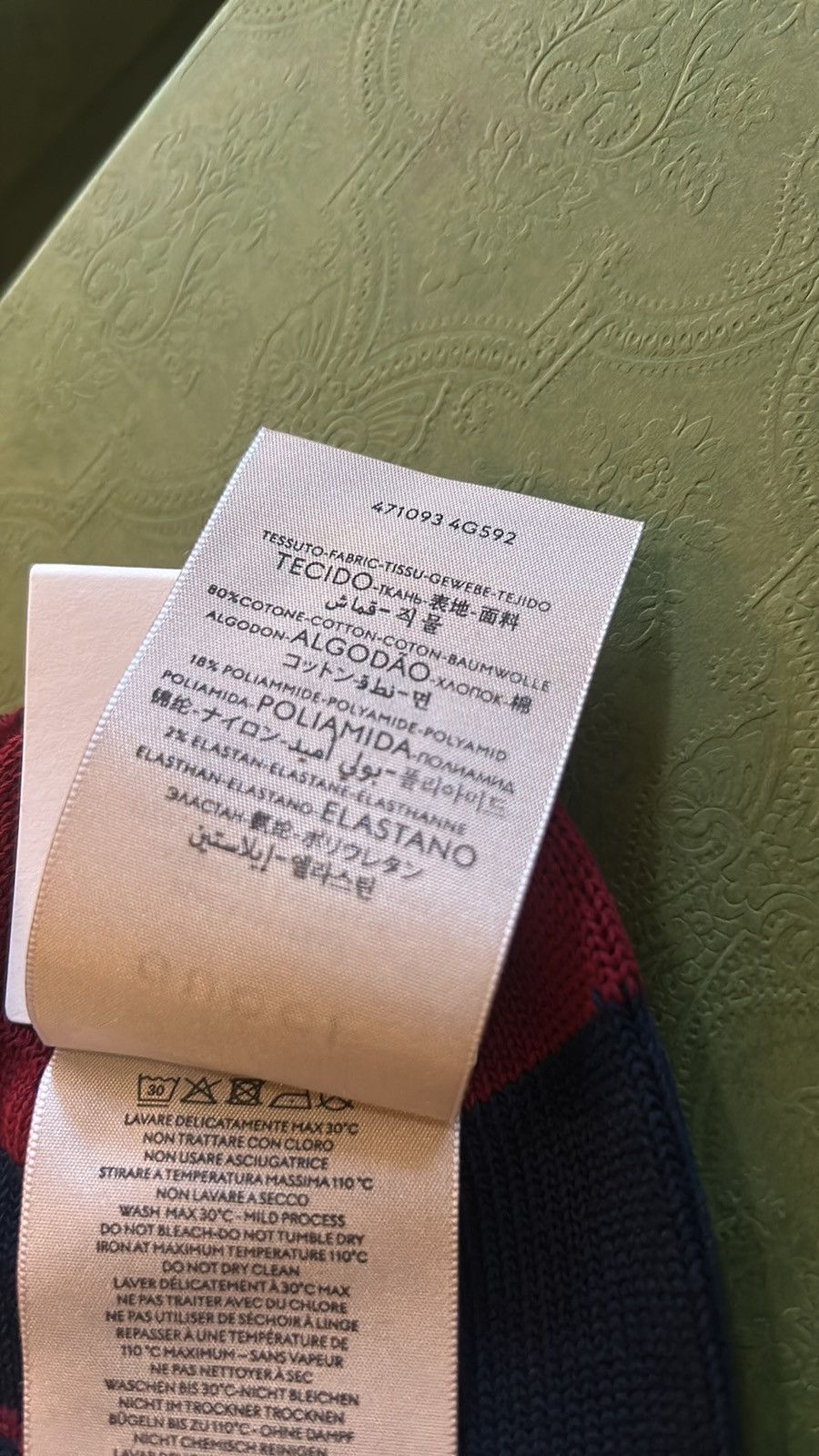 Gucci Gucci GG Signature Socks size M Size ONE SIZE - 4 Thumbnail
