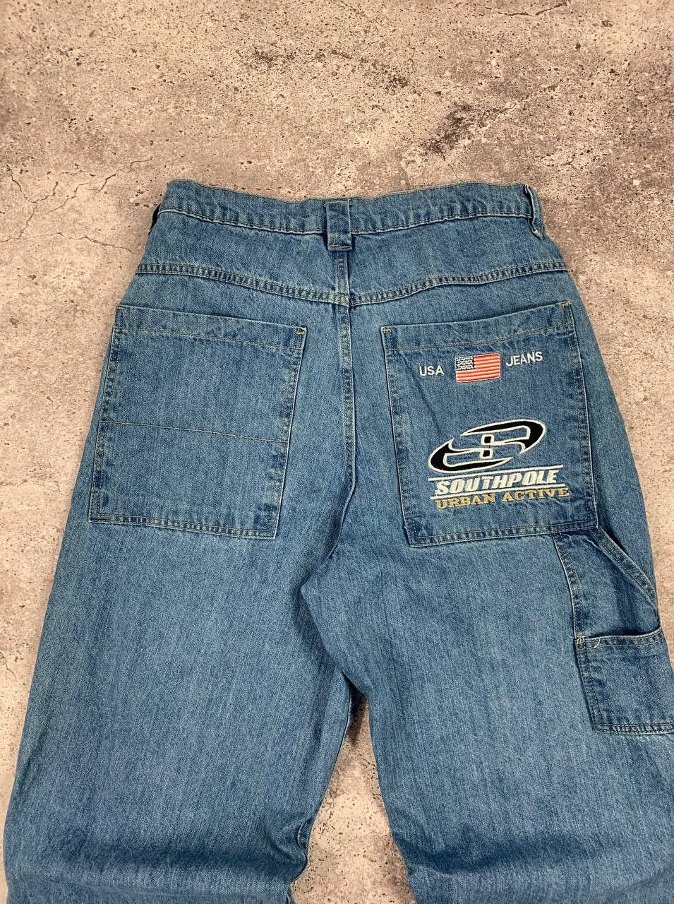 Southpole Southpole Rap Jeans Pants Embroidered Logo Size 32 Size US 32 / EU 48 - 2 Thumbnail