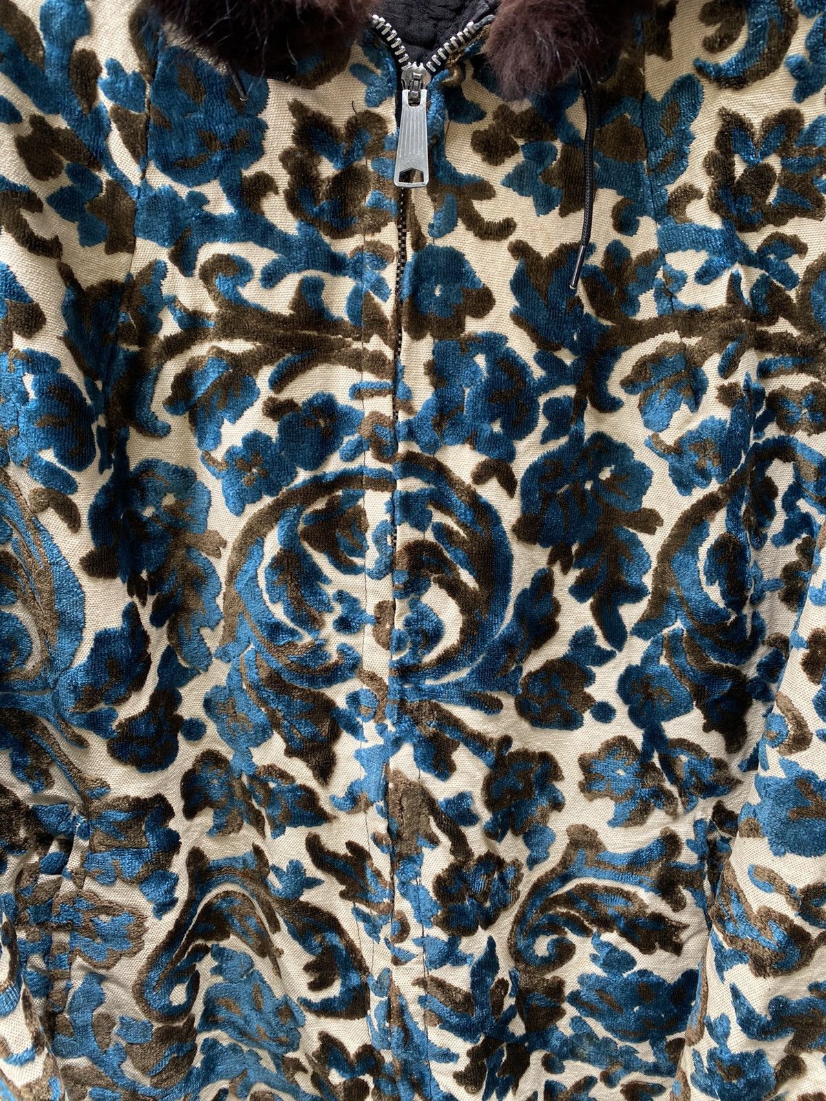 Vintage Vintage 60s Tapestry Faux Fur Jacket Size S / US 4 / IT 40 - 5 Thumbnail