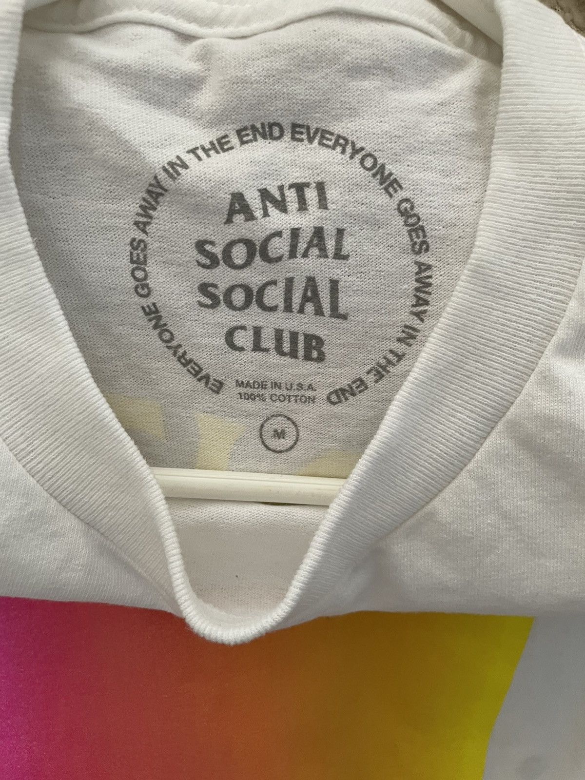 Anti Social Social Club ASSC “Self Doubts” White Tee Size US M / EU 48-50 / 2 - 3 Thumbnail