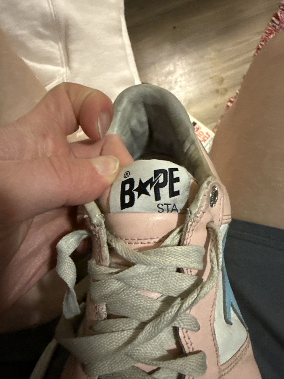 Bape Pink Pastel Bapestas Size US 10 / EU 43 - 7 Thumbnail
