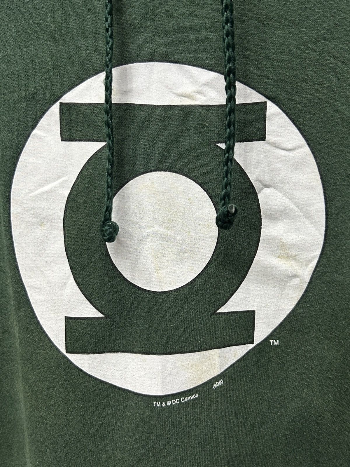 DC Comics × Hanes × Vintage Vintage Dc Comics hanes printpro green hoodie in extra large Size US XL / EU 56 / 4 - 3 Thumbnail