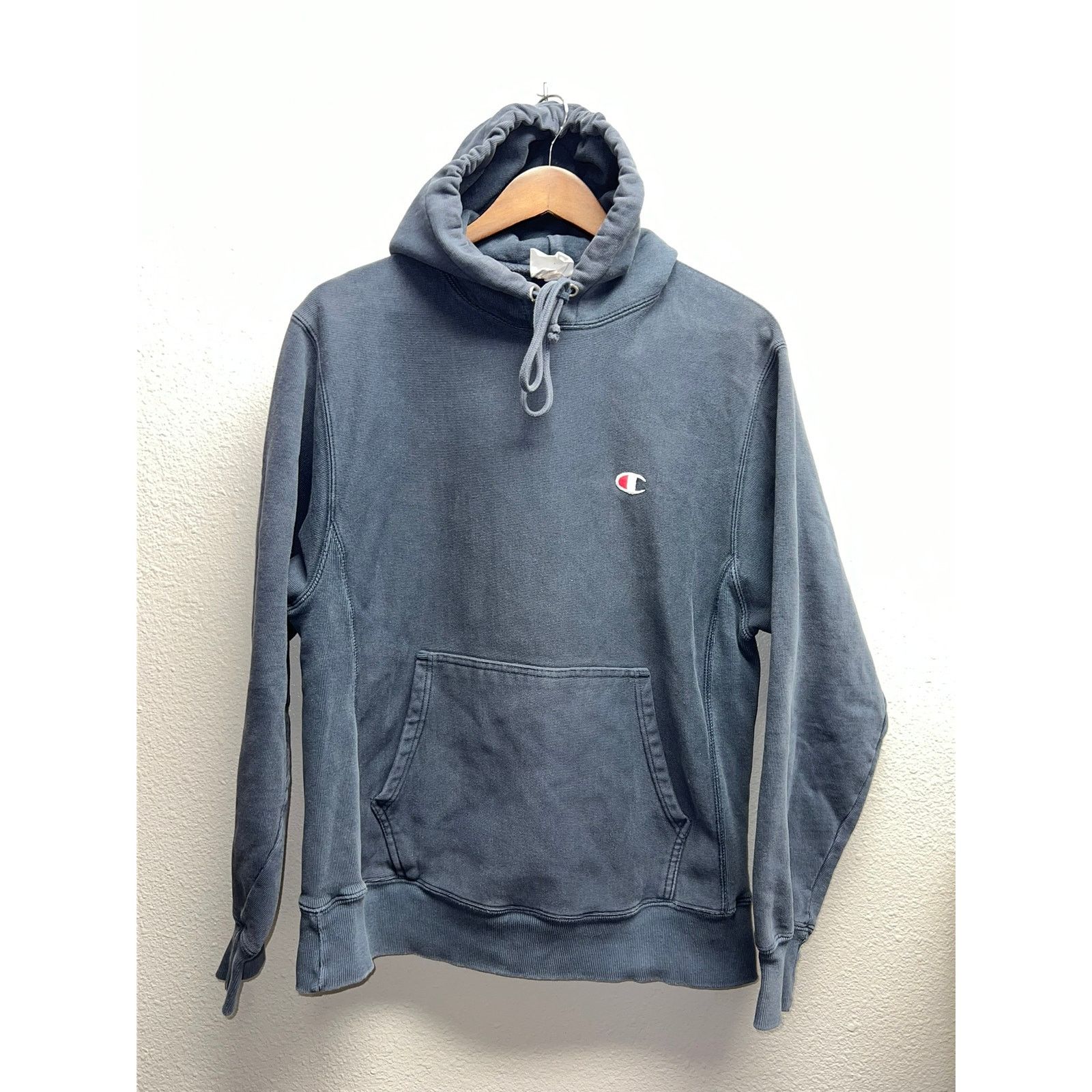 Champion Champion Reverse Weave Blue Hoodie Outerwear Medium Men's M Size US M / EU 48-50 / 2 - 1 Thumbnail