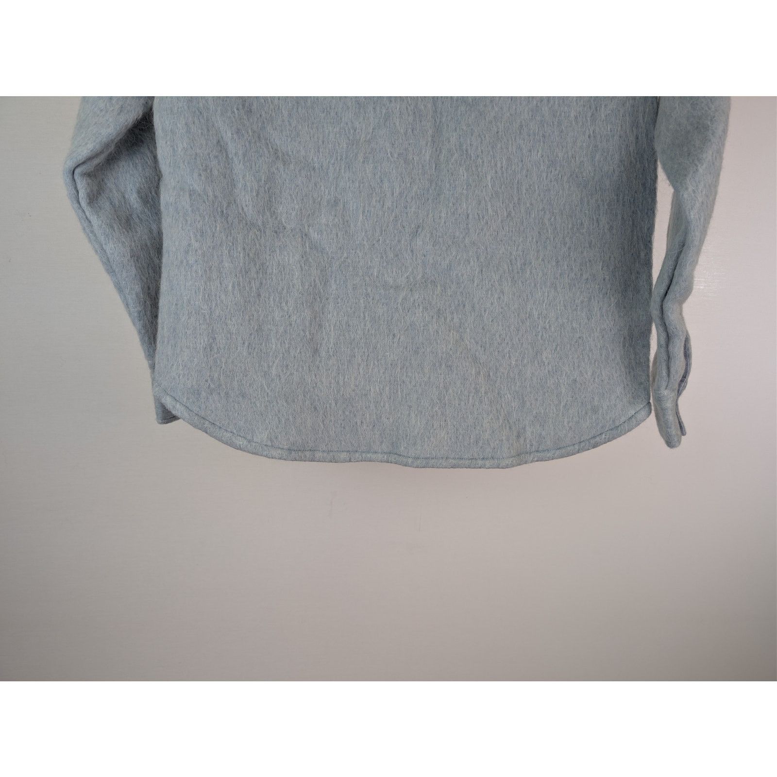 Aime Leon Dore o1rshd1 Long Sleeve Mohair Button up Shirt in Skywriting Size US S / EU 44-46 / 1 - 12 Thumbnail