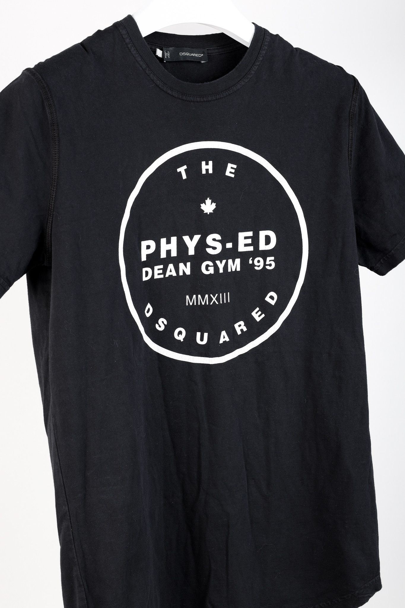 Dsquared2 Dsquared2 2013 Phys-Ed Dean Gym '95 Black Cotton Tee Size L / US 10 / IT 46 - 3 Thumbnail