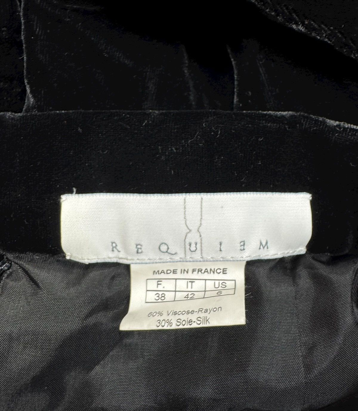 Other Requiem France Velour Voluminous Skirt With Filling FR38 US6 Size 28" / US 6 / IT 42 - 11 Thumbnail