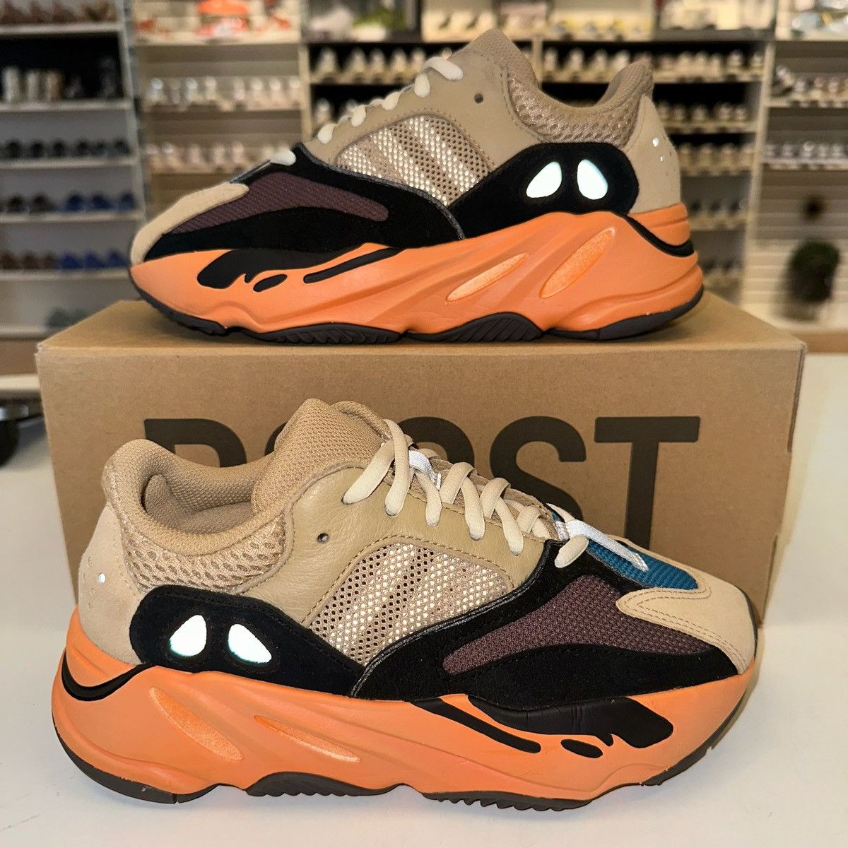 Adidas Size 5.5W (4M) - adidas Yeezy Boost 700 Enflame Amber Size US 5.5 / IT 35.5 - 1 Thumbnail
