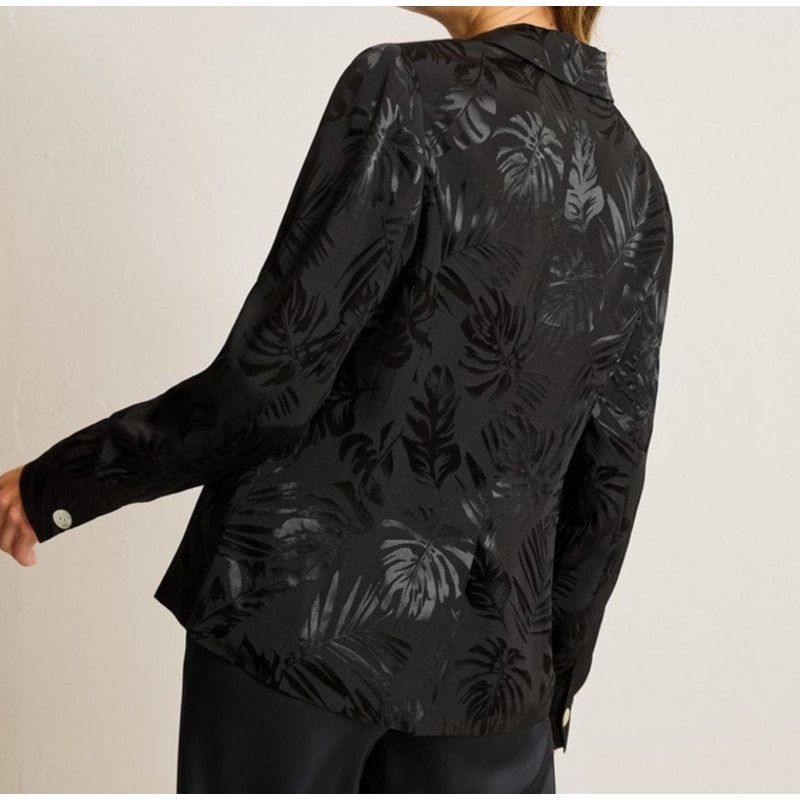 Tommy Bahama XL/16 | TOMMY BAHAMA Women’s Satin Jacquard Blazer Jacket Size XL / US 12-14 / IT 48-50 - 18 Thumbnail