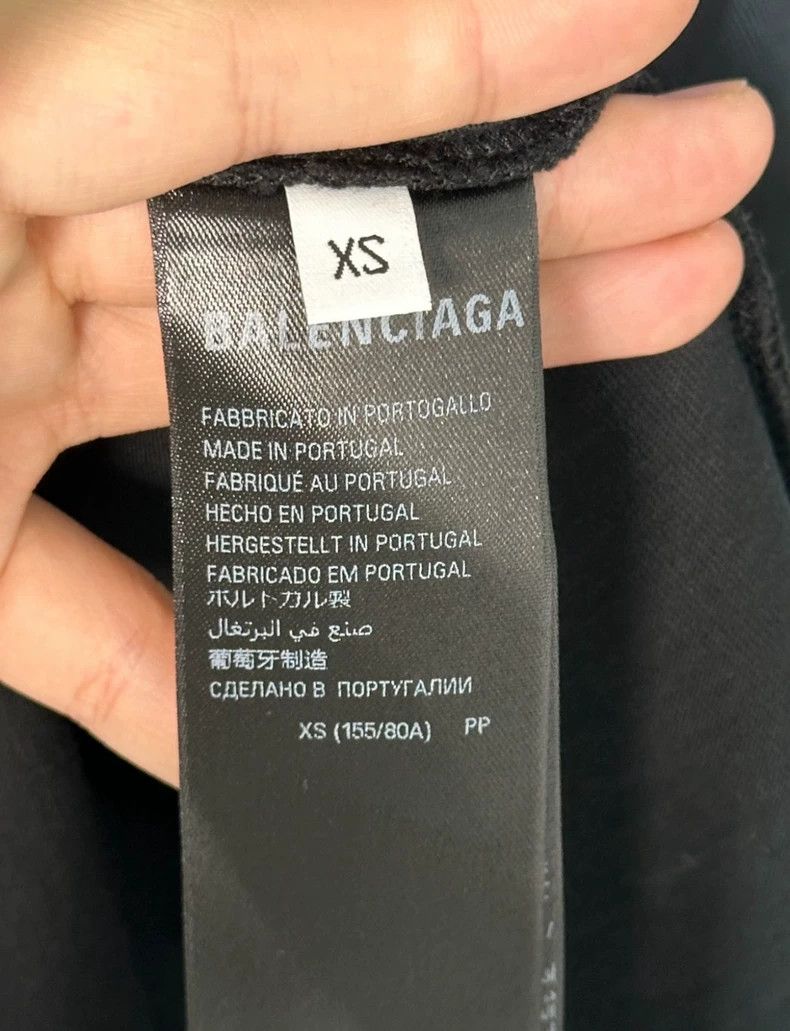Balenciaga Balenciaga Blur + subtitles + LOGO + short sleeves + T-shi Size US XS / EU 42 / 0 - 4 Thumbnail