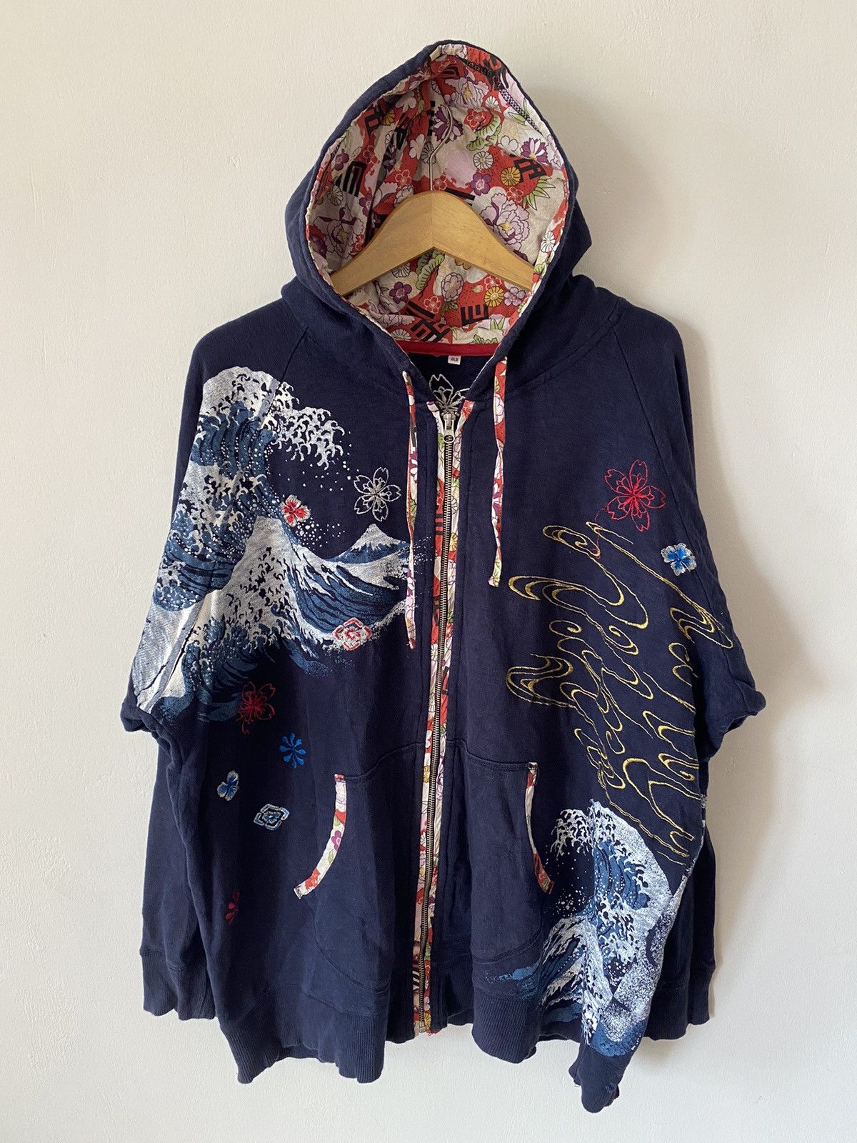 Japanese Brand × Vintage Sukajan Embroidered Hoodies Size US XXL / EU 58 / 5 - 6 Thumbnail