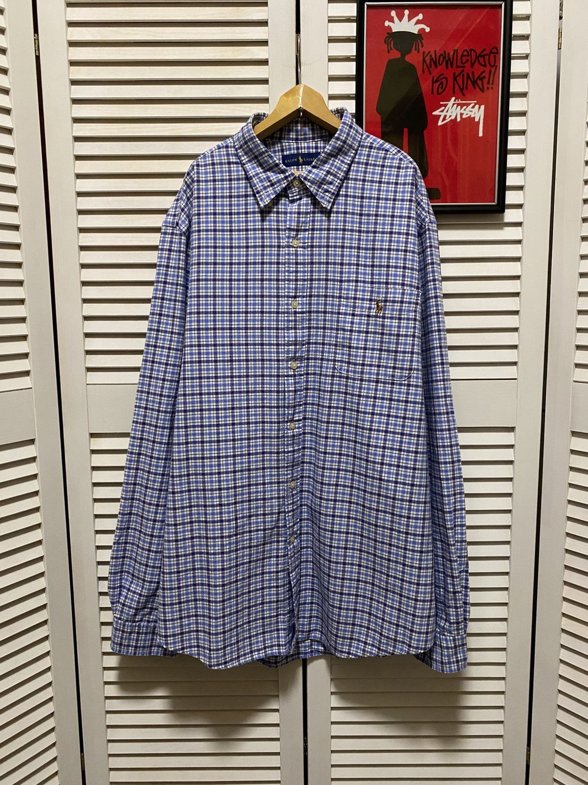Polo Ralph Lauren Vintage Plaid Shirt Button Up Polo Ralph Lauren Hawaii Size US XL / EU 56 / 4 - 1 Thumbnail
