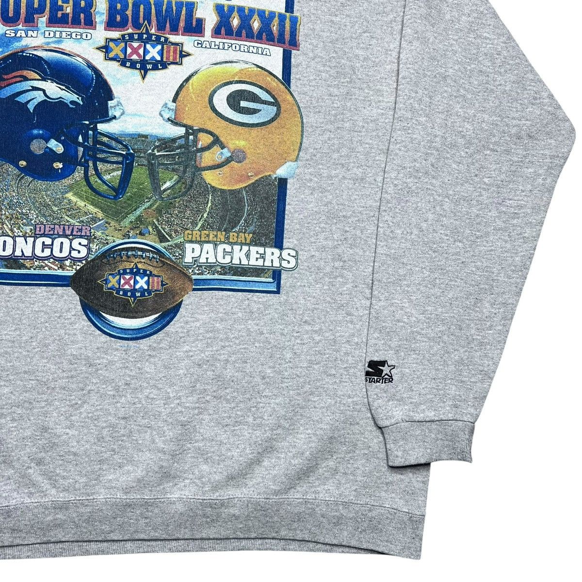 Starter 1998 NFL Denver Broncos Green Bay Packers Starter Sweatshirt Size US L / EU 52-54 / 3 - 17 Thumbnail