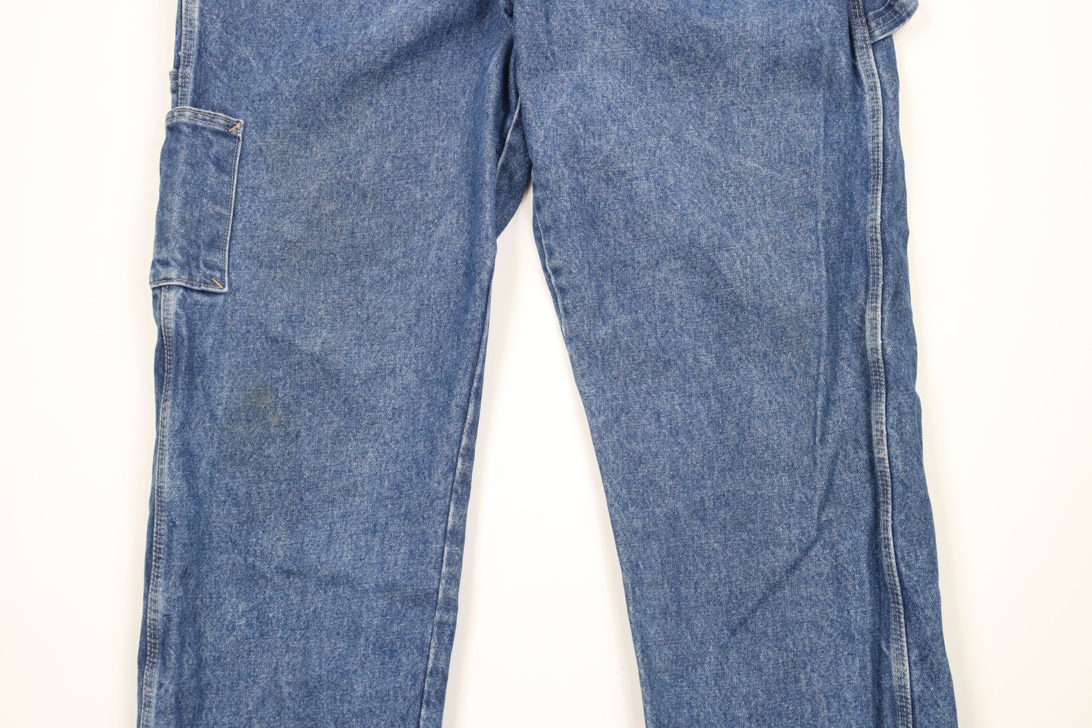 Vintage Vintage Bulwark FR Resistant Work Wide Leg Dungaree Jeans Size US 38 / EU 54 - 3 Thumbnail